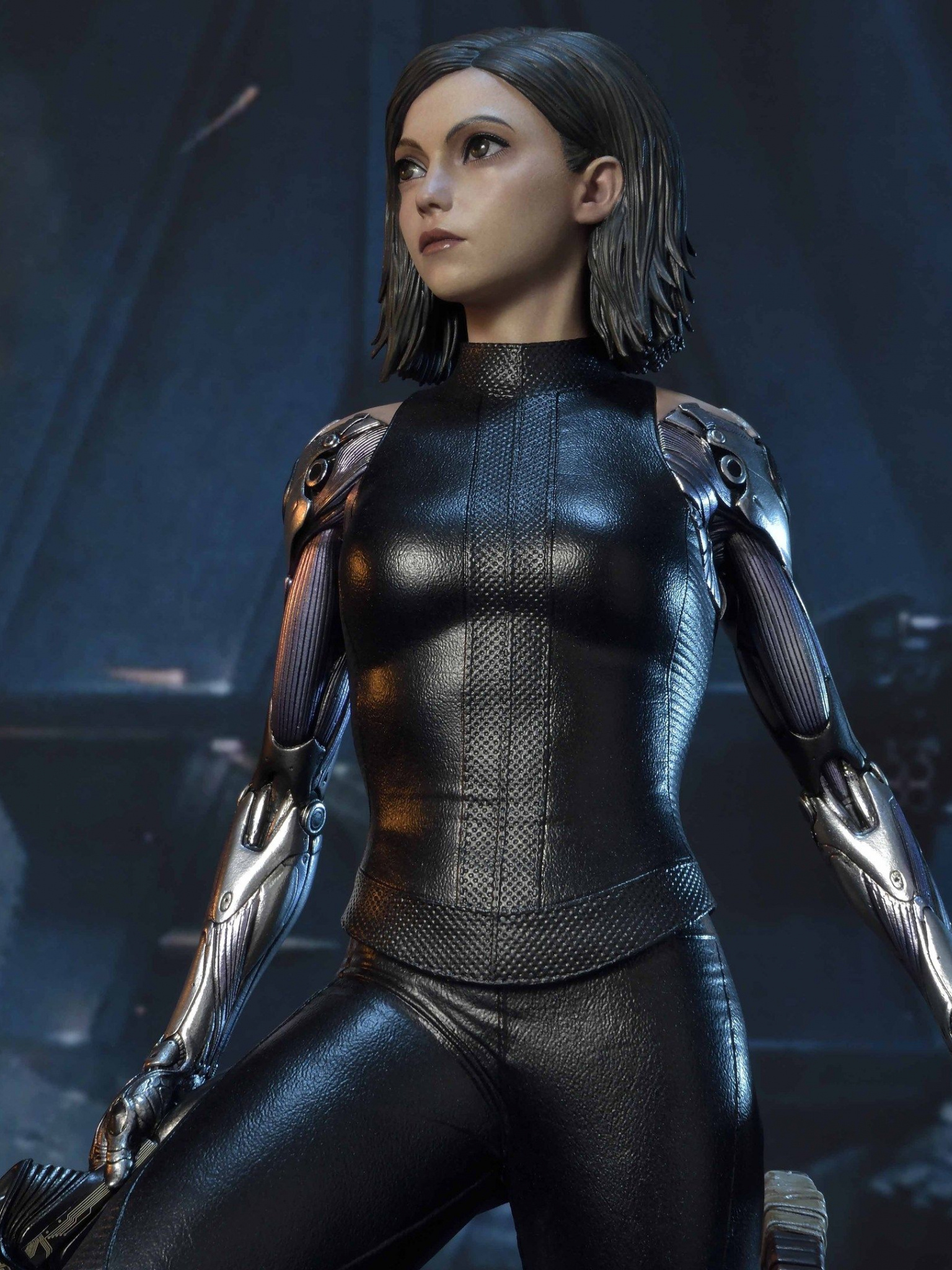 Alita, Battle Angel movie, Intense battle scenes, Stunning visuals, 1540x2050 HD Phone