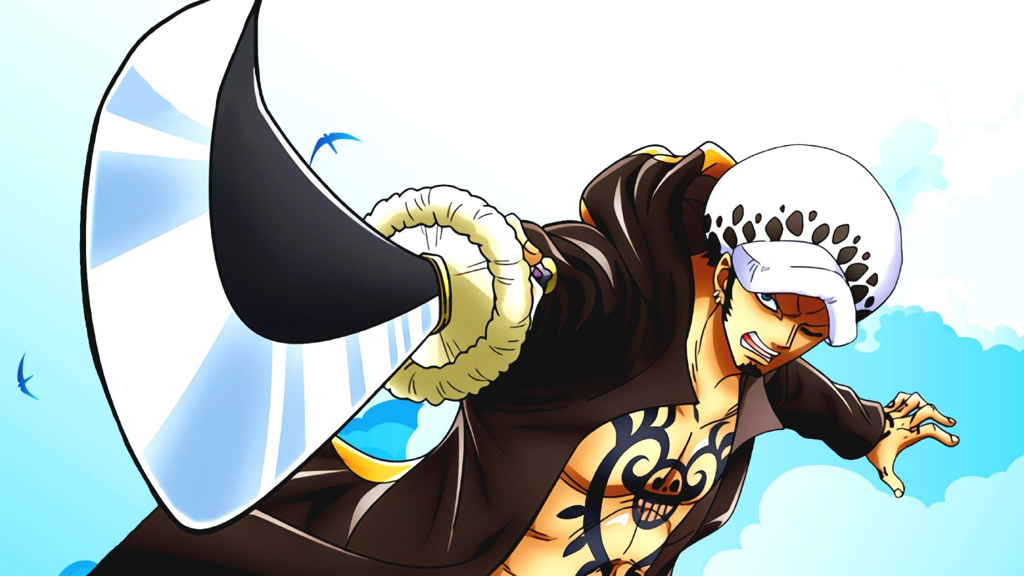 Trafalgar Law, One Piece, Most popular wallpapers, Backgrounds, 2050x1160 HD Desktop