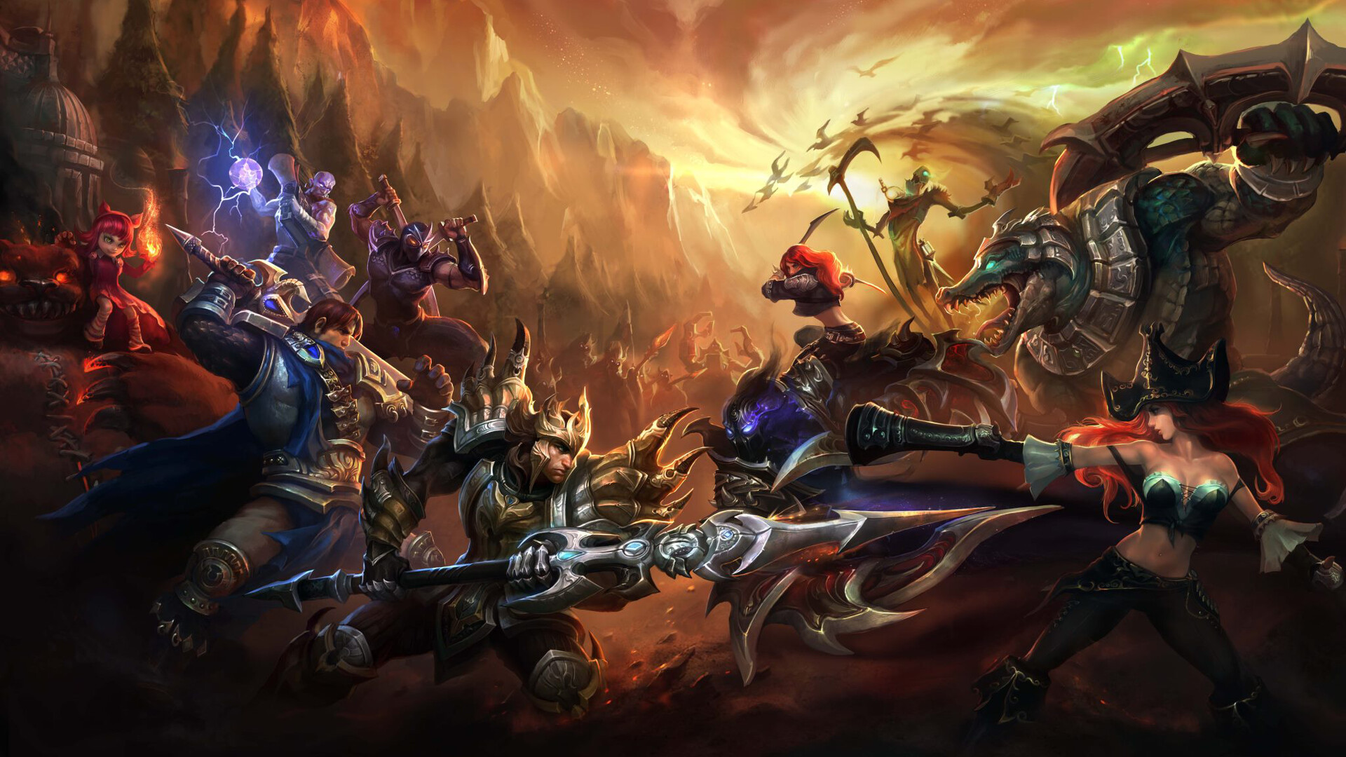 League of Legends, Wallpaper HD, SF wallpaper, Gaming, 1920x1080 Full HD Desktop