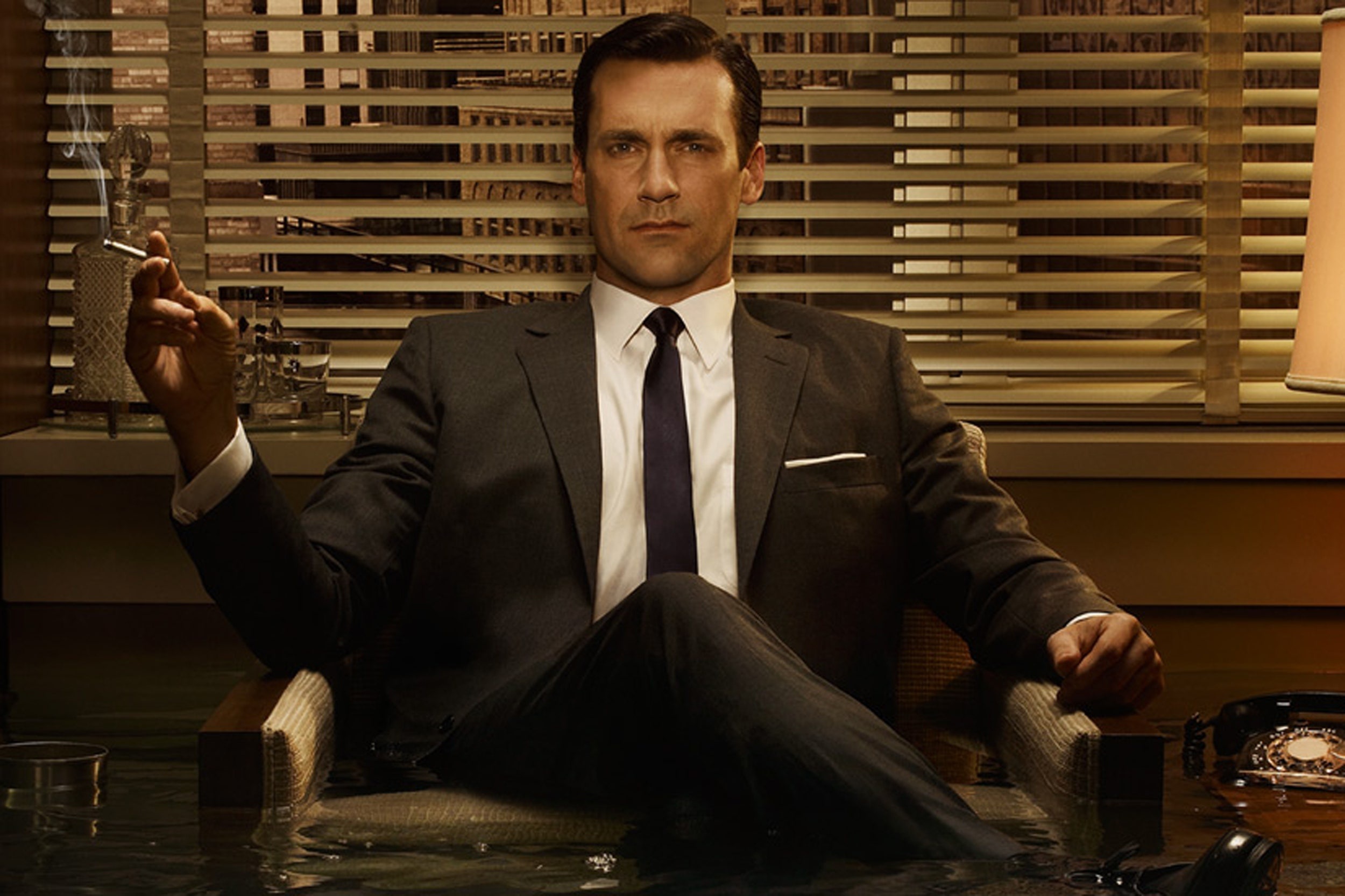 Mad Men TV series, Binge-watching guide, Wired magazine, Captivating drama, 2500x1670 HD Desktop