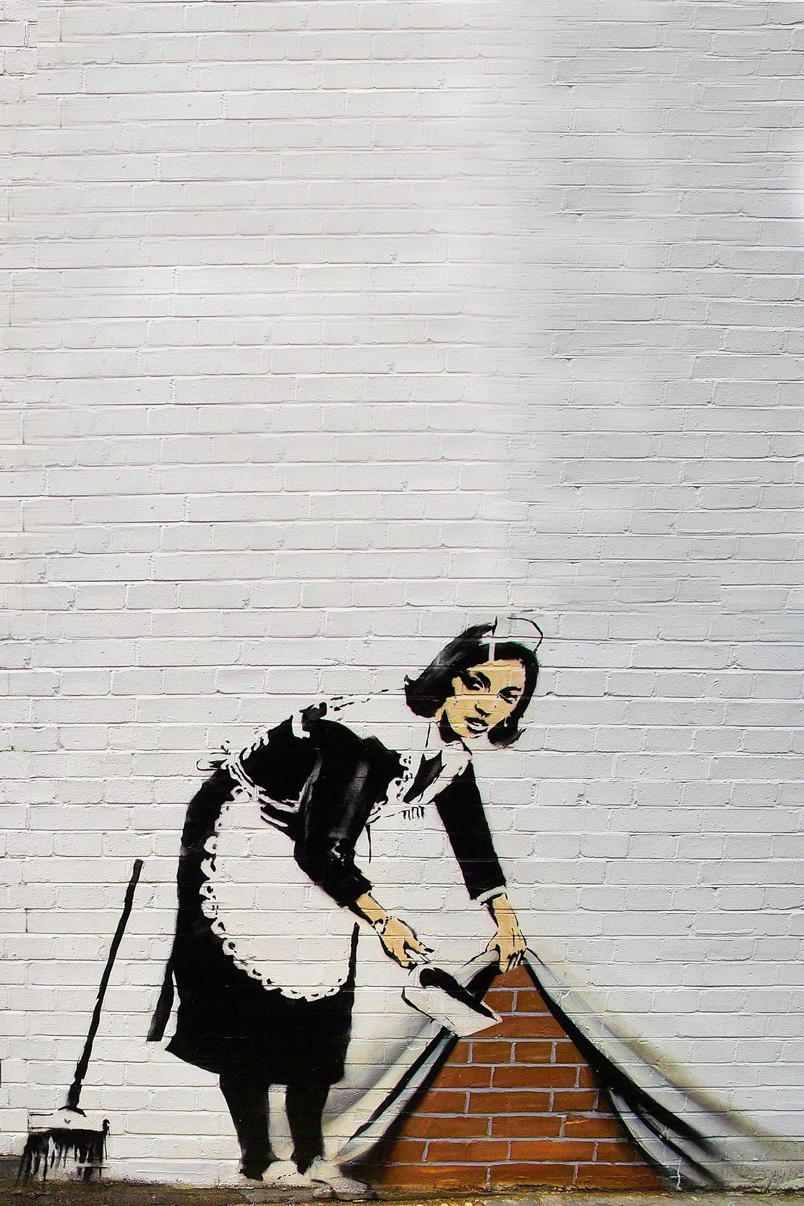 Banksy wallpapers, Street art wallpapers, Banksy artworks, Urban art, 1600x2400 HD Phone