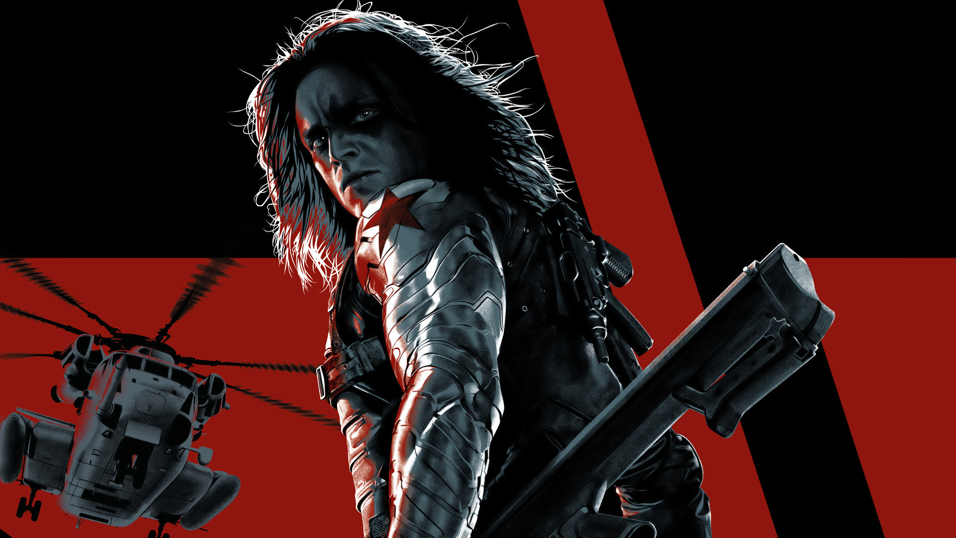 The Winter Soldier, Captain America the Winter Soldier, Movie wallpaper, Resolution, 1920x1080 Full HD Desktop