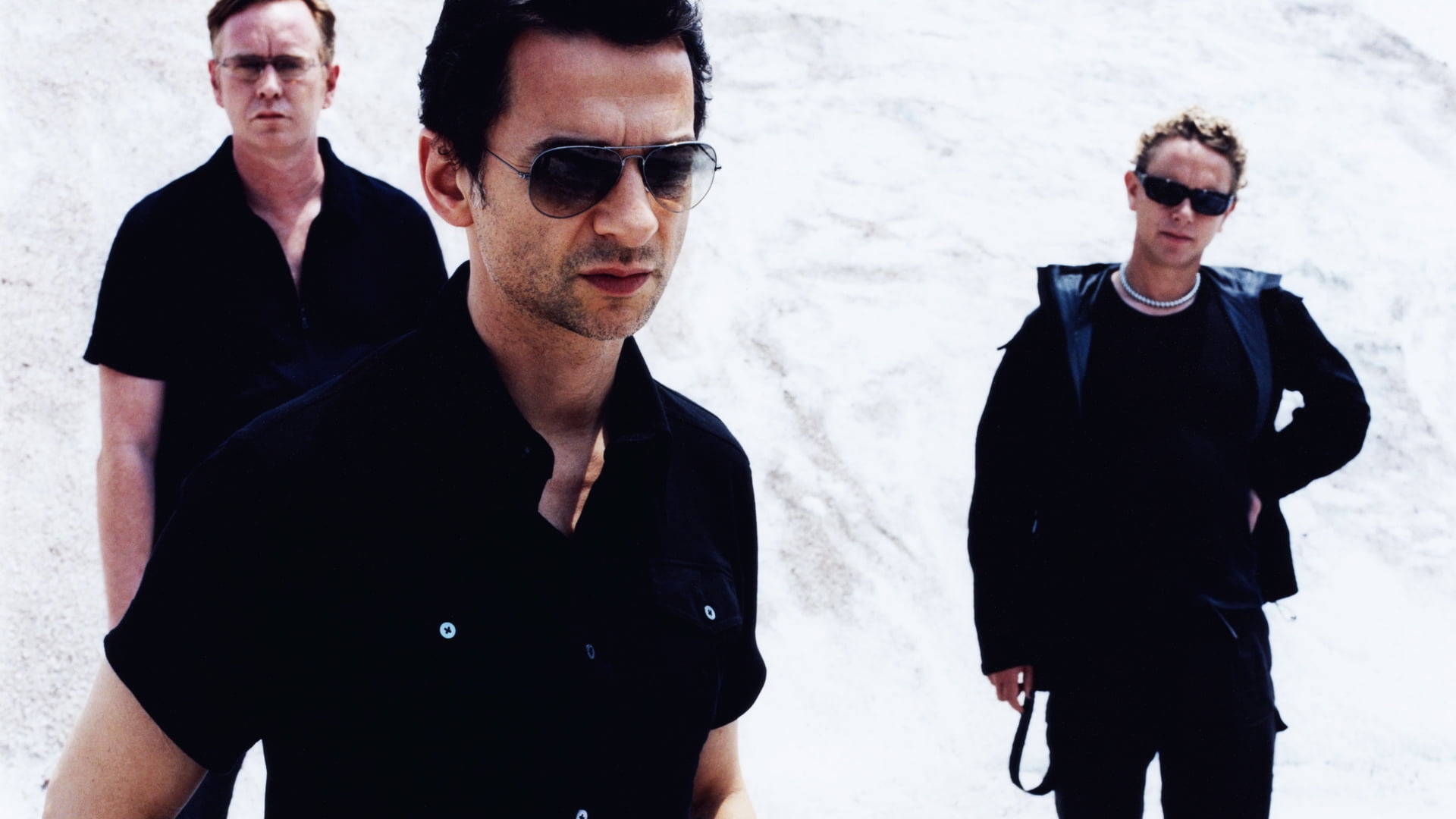 Dave Gahan, Stylish man in black, Aviator sunglasses, Captivating wallpaper, 1920x1080 Full HD Desktop