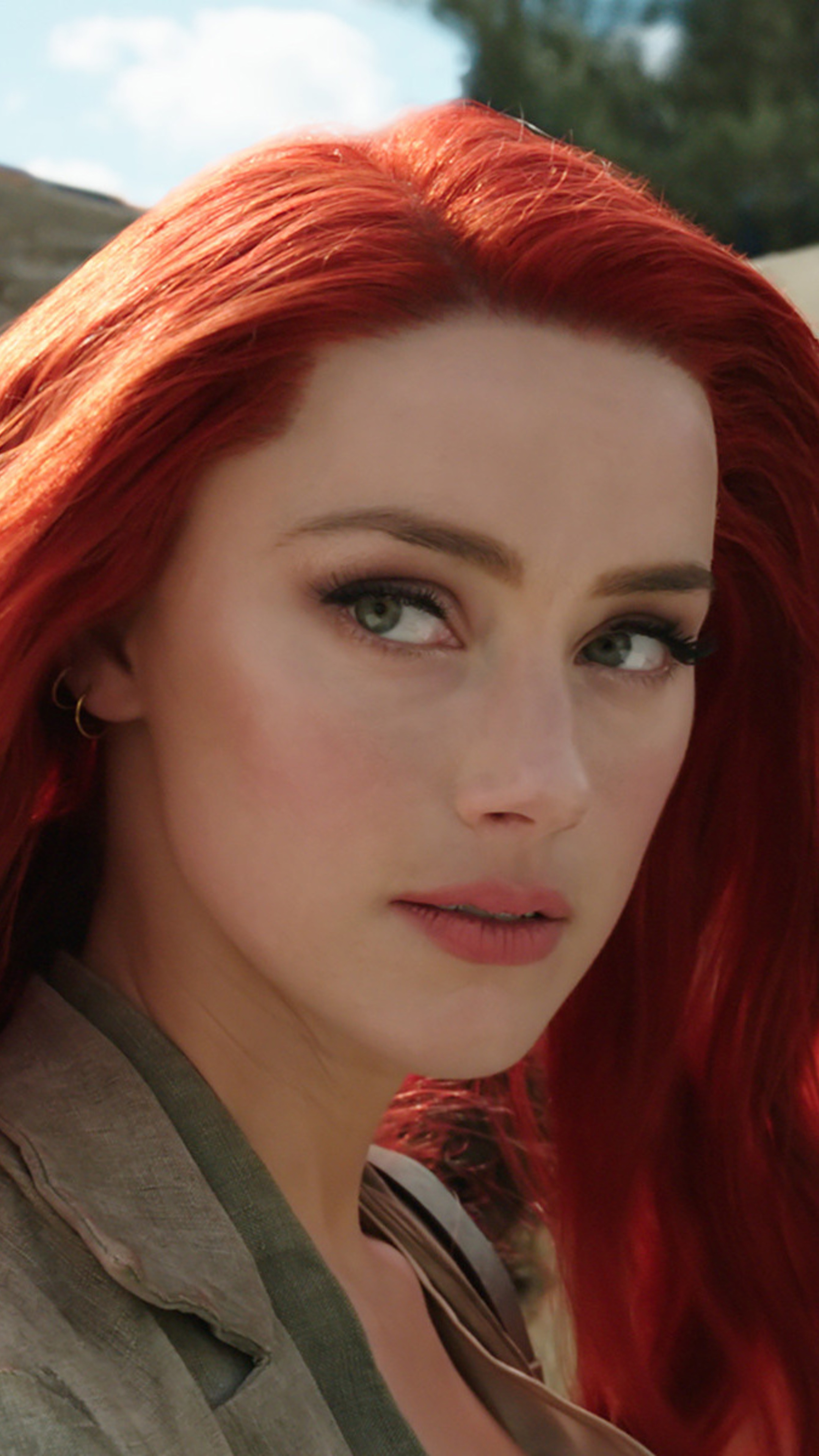 Amber Heard as Mera, Aquaman movie, 4K wallpapers, Stunning imagery, 2160x3840 4K Phone