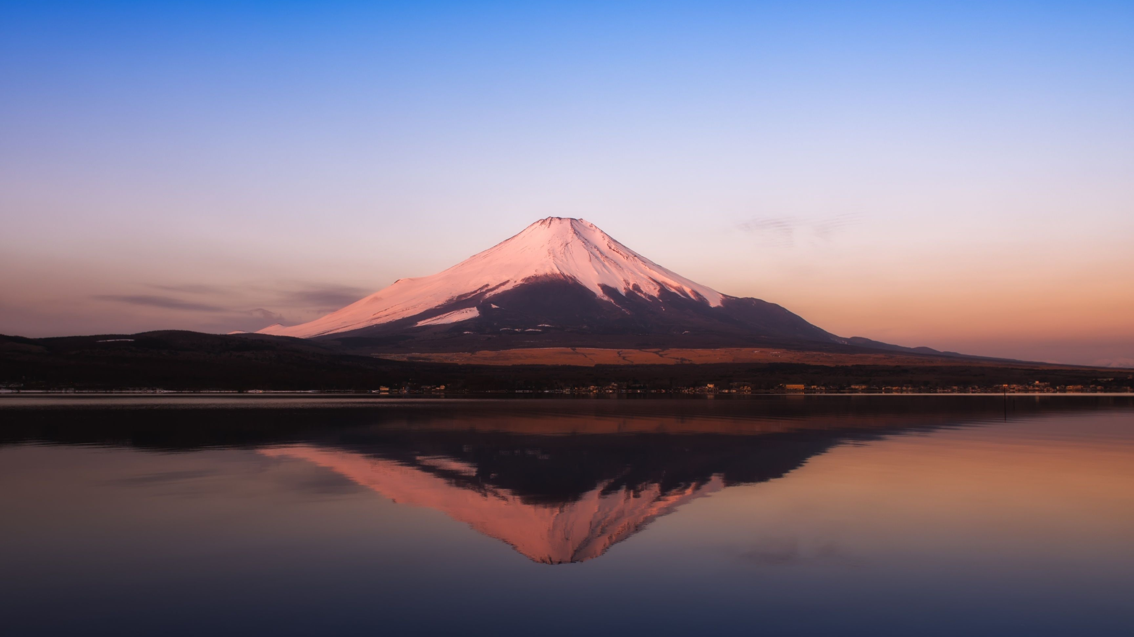 Lake Tanuki, Mount Fuji (Japan) Wallpaper, 3840x2160 4K Desktop