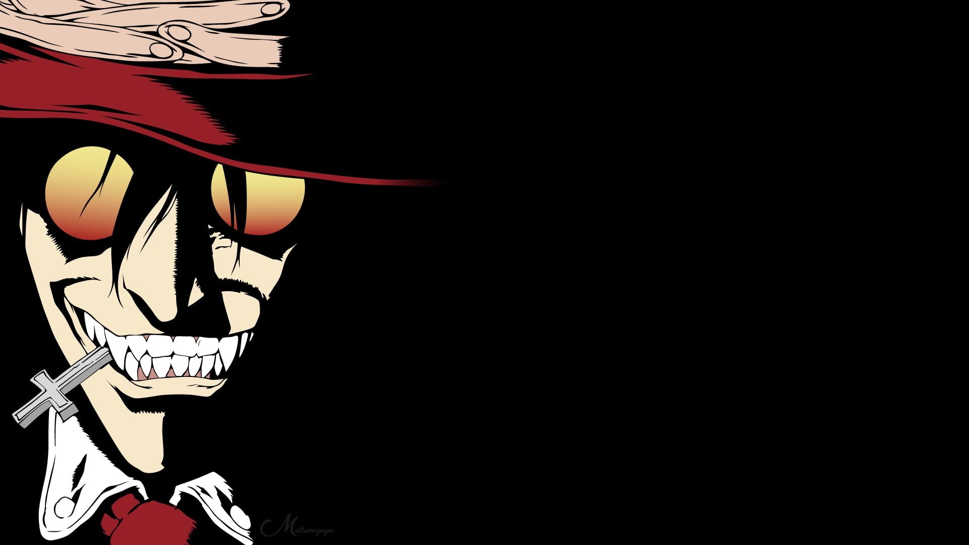 Anime awesomeness, Hellsing's dark knight, HD wallpaper, Desktop Alucard, 1920x1080 Full HD Desktop