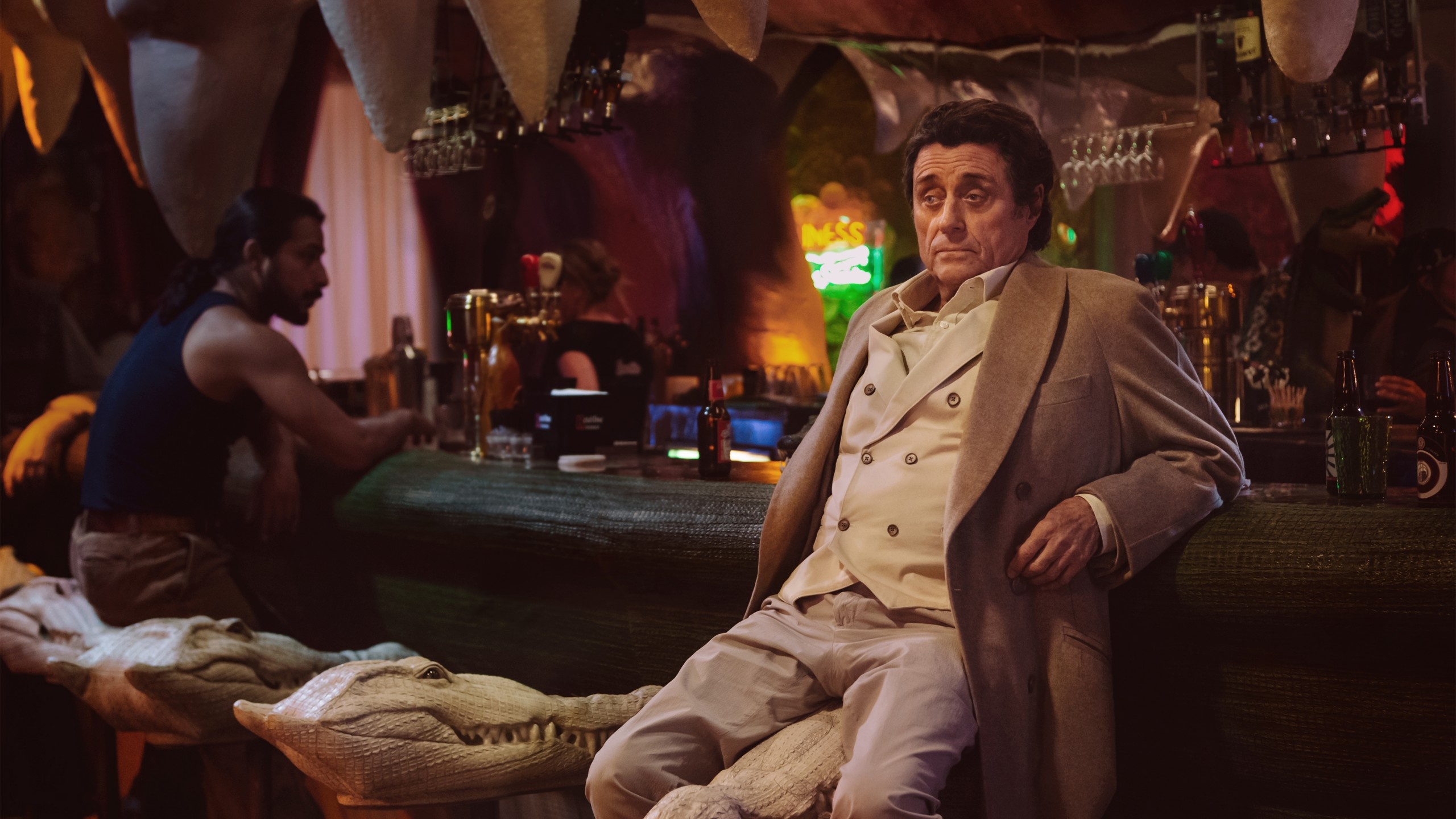 Ian McShane, American Gods, Best TV series, Fantasy, 2560x1440 HD Desktop