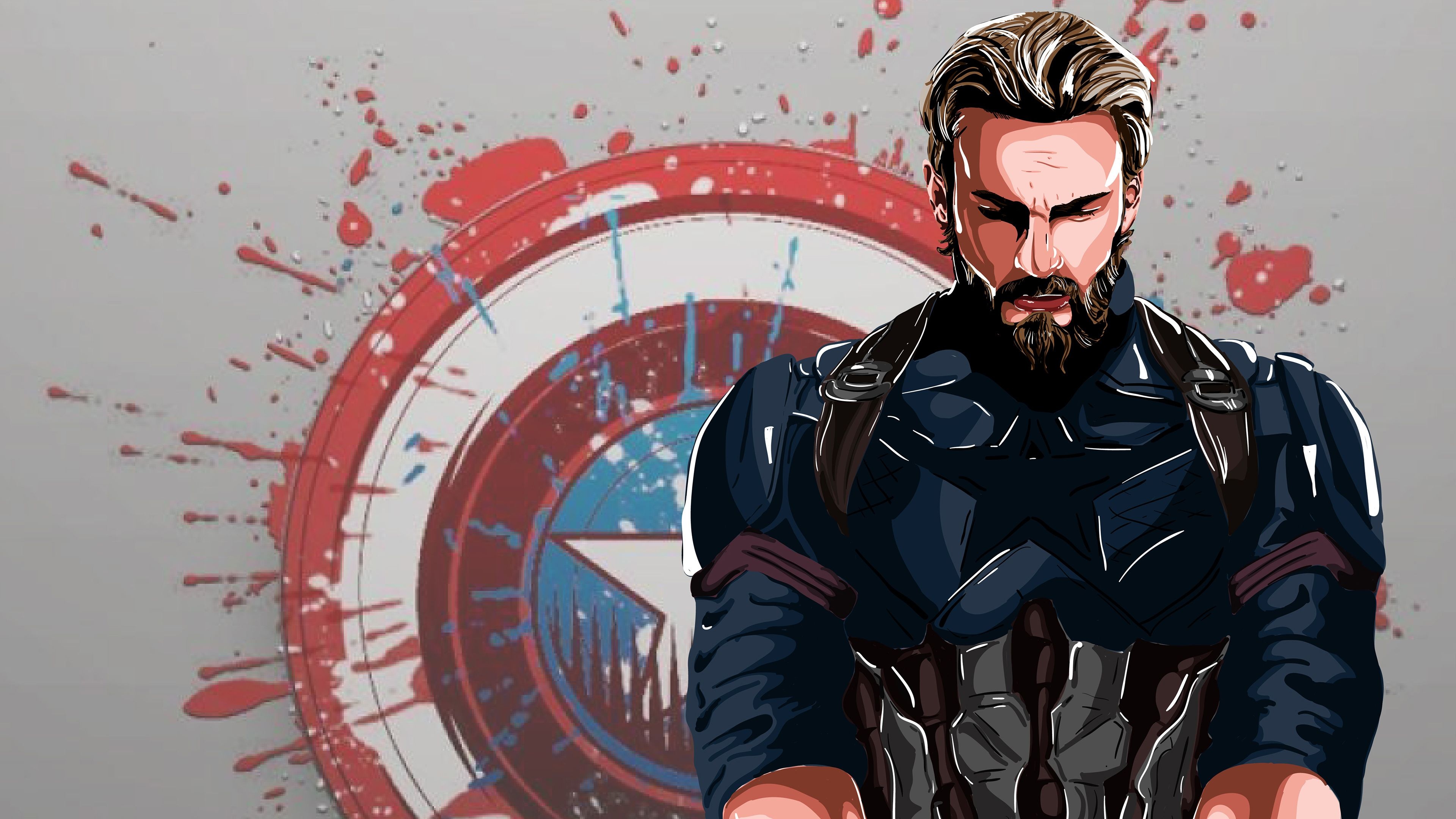 Captain America, Super Heroes Wallpaper, 3840x2160 4K Desktop