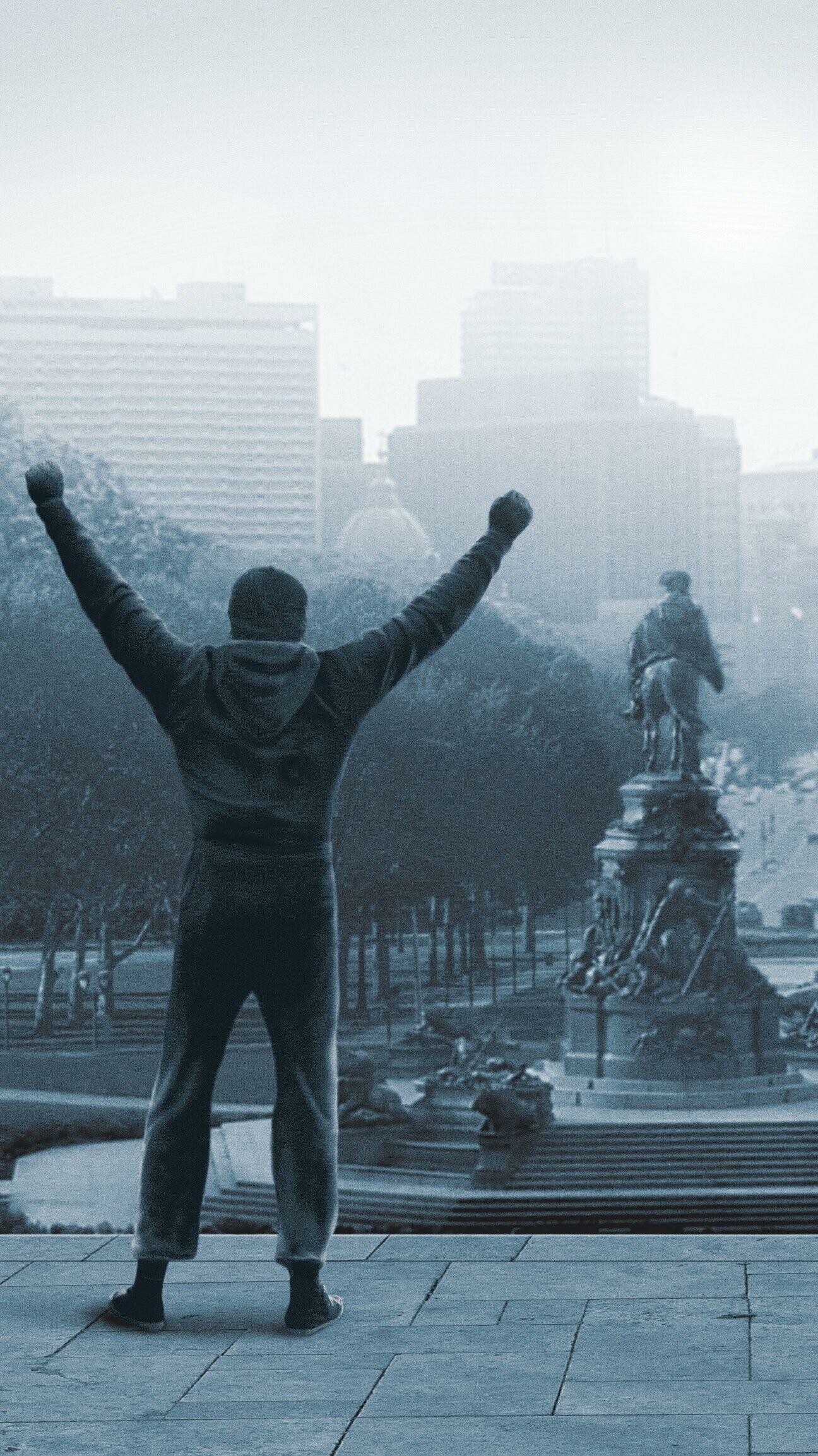 Rocky Balboa wallpapers, Strong presence, Inspirational figure, Motivational imagery, 1300x2310 HD Phone