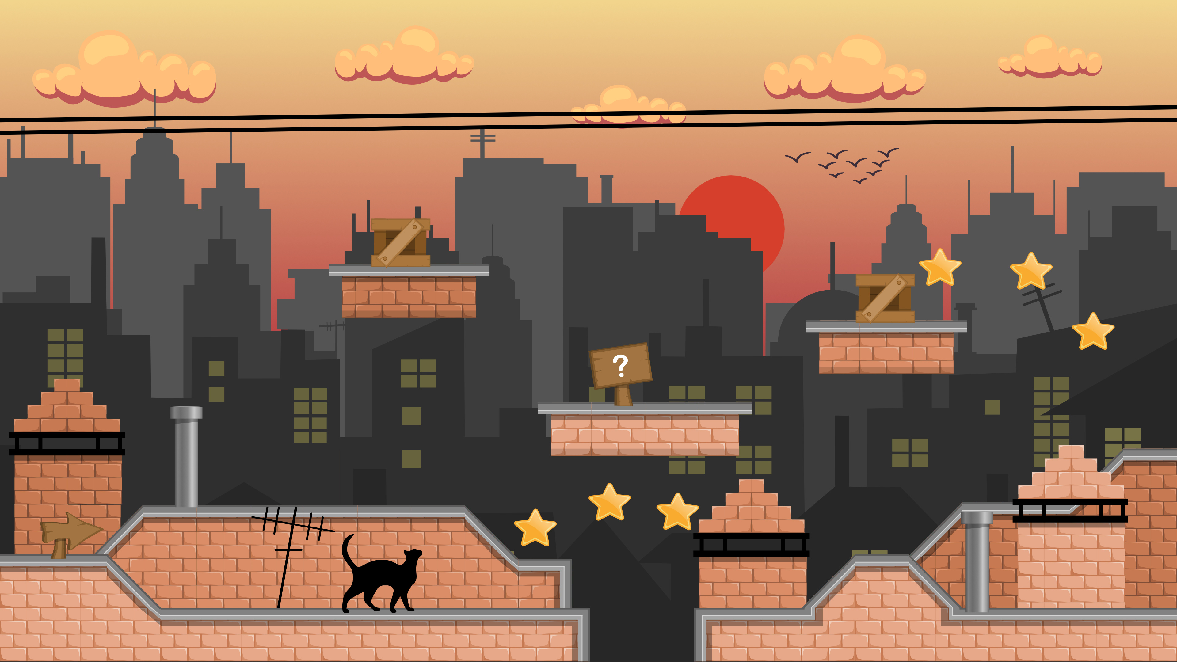 Platform game, Tileset, 2D city, Game art, 3840x2160 4K Desktop