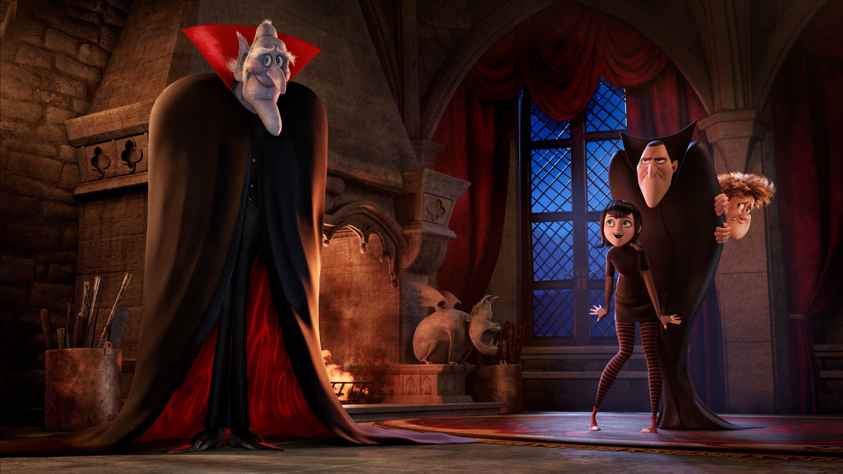 Hotel Transylvania 2, Dracula's adventures, HD movies, Exciting vampire tales, 2880x1620 HD Desktop