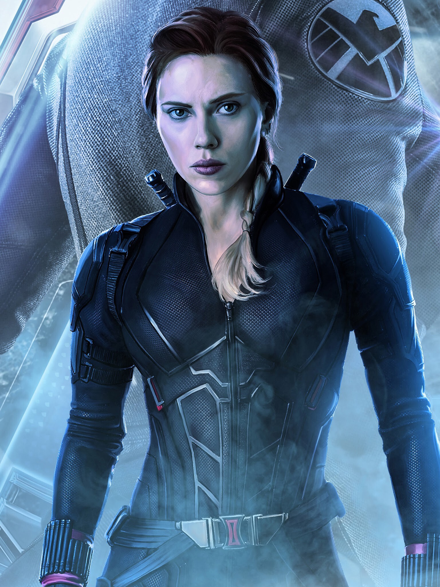 Black Widow, Avengers Wallpaper, 1540x2050 HD Phone