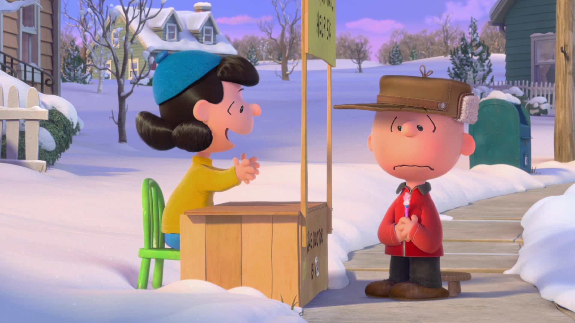 Charlie Brown and Lucy, The Peanuts Movie Wallpaper, 1920x1080 Full HD Desktop