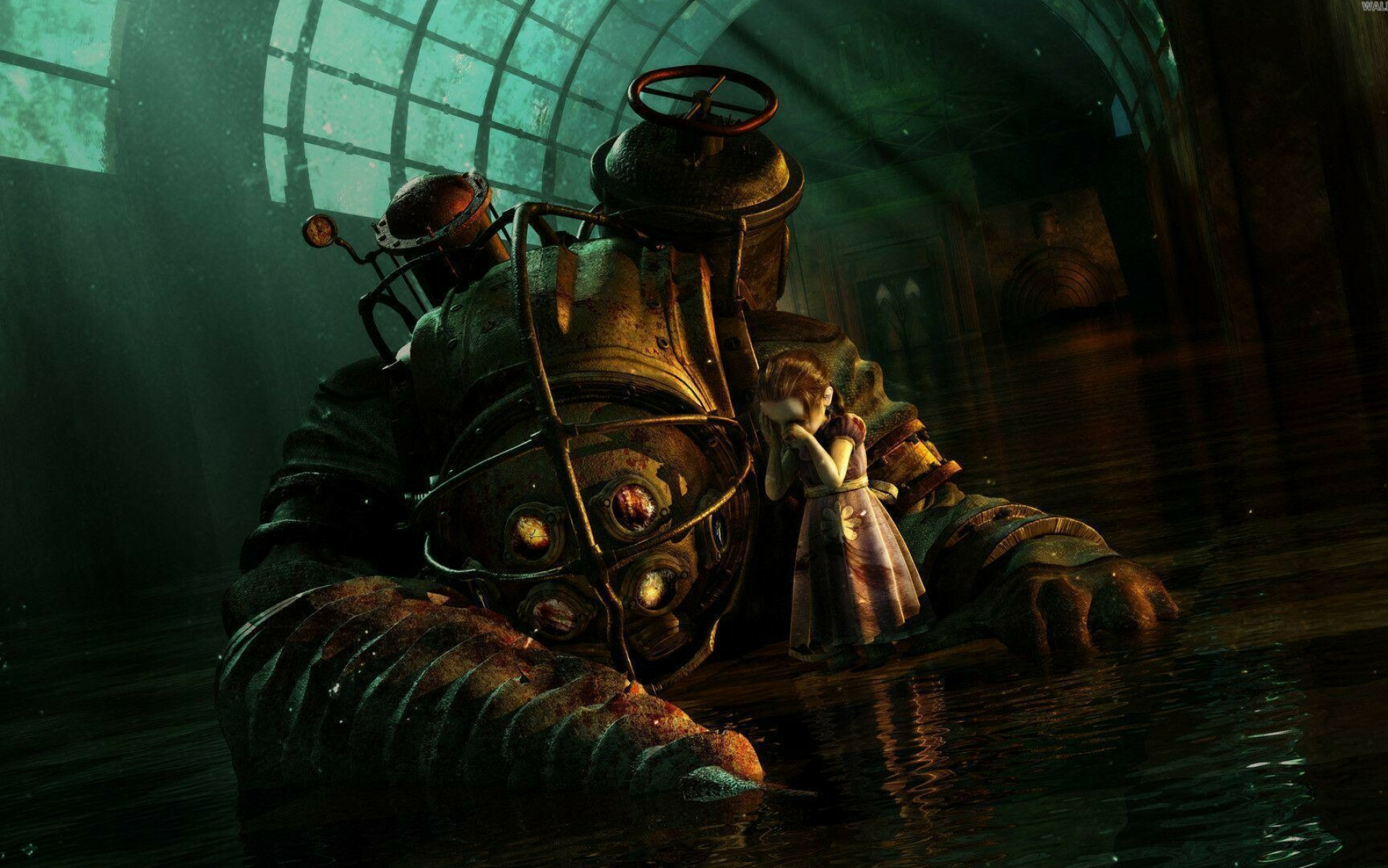 BioShock, Dystopian city, Genetic manipulation, Mind-bending storyline, 1920x1200 HD Desktop