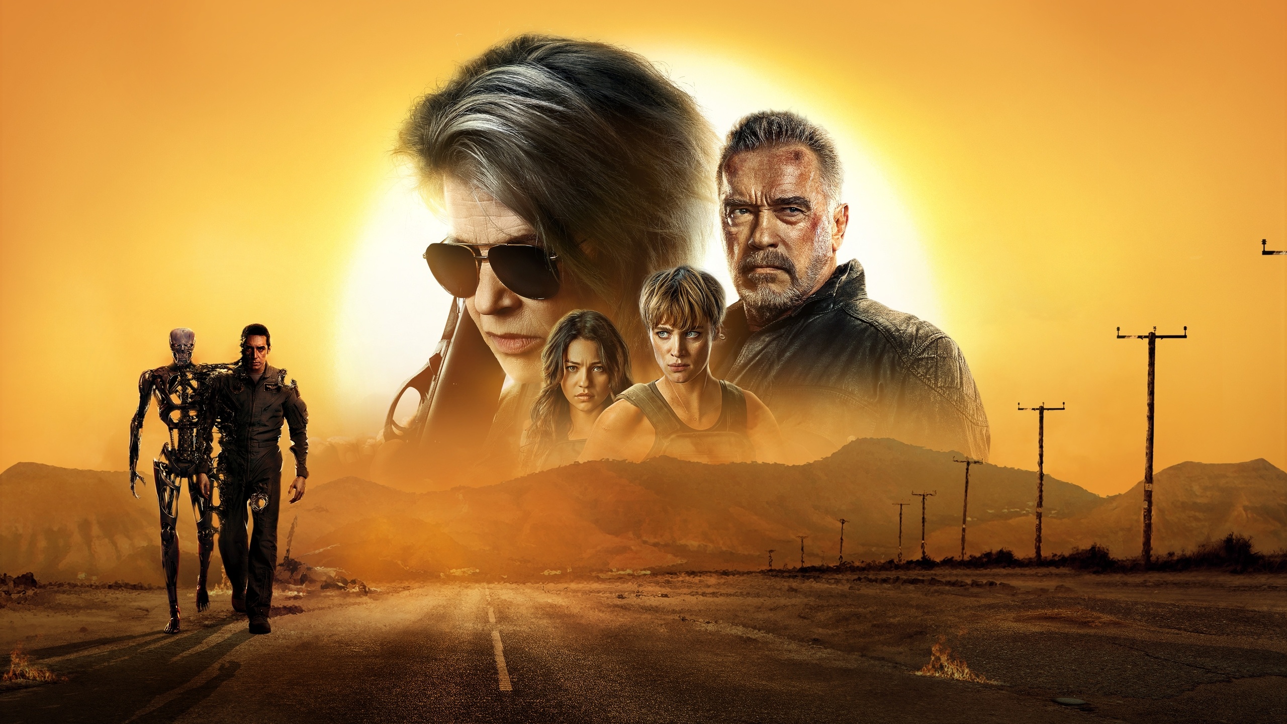 Terminator: Dark Fate, 4k resolution, Ultra HD movie, Immersive visuals, 2560x1440 HD Desktop