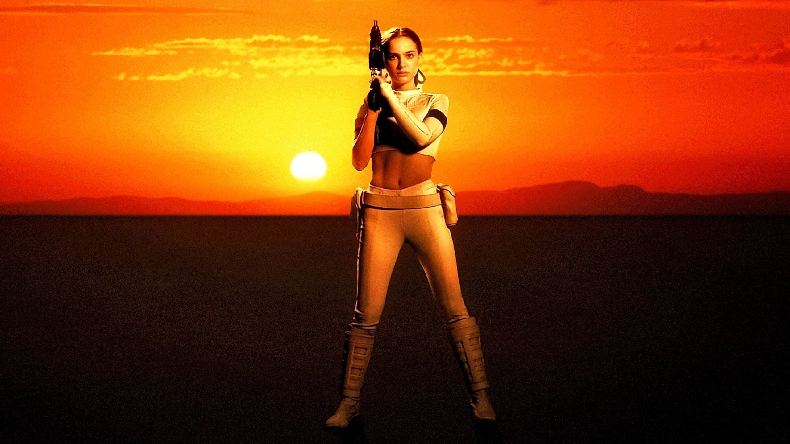 Padme Amidala, Natalie Portman, Star Wars, Episode II, 2560x1440 HD Desktop