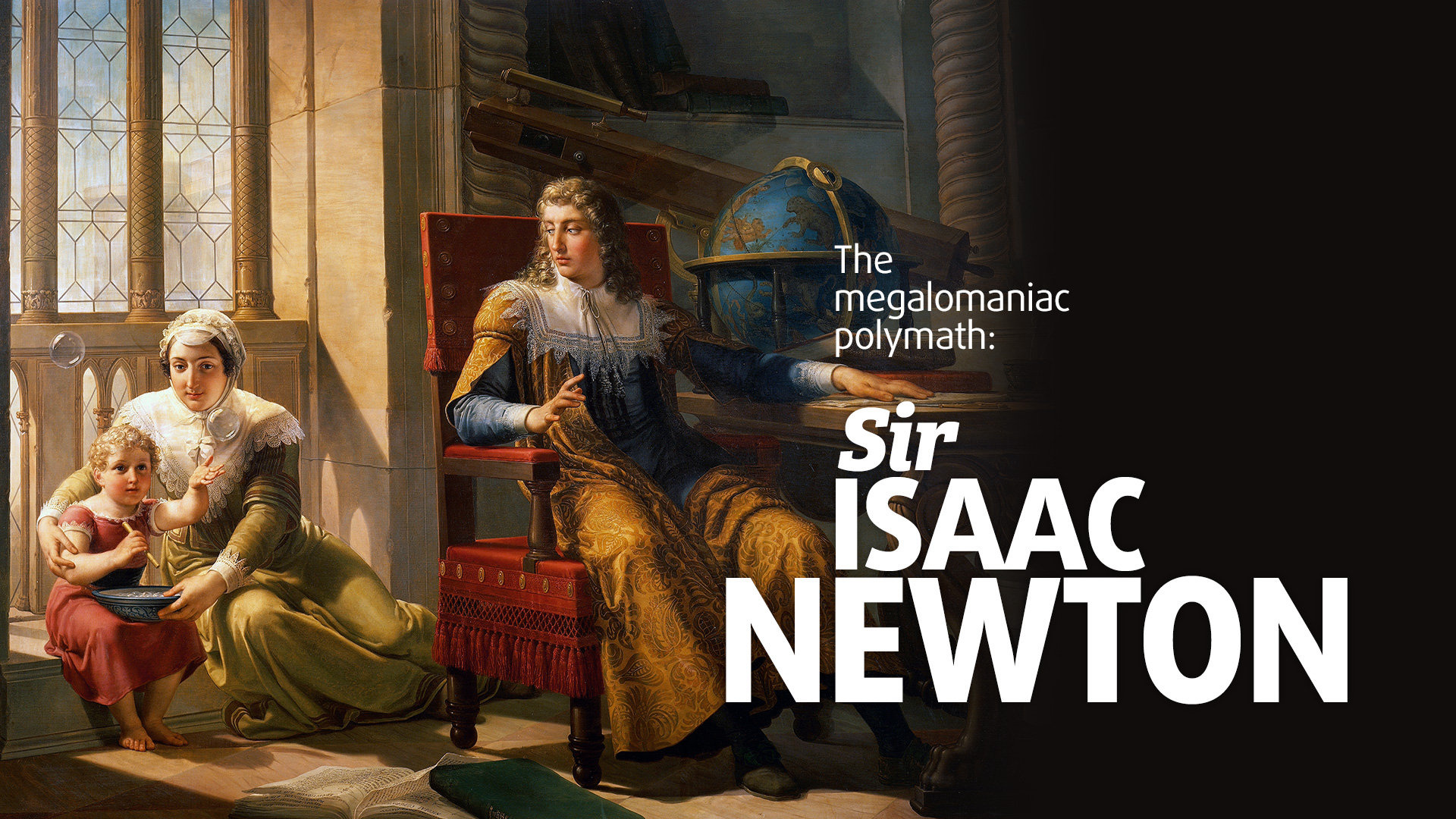 Discovery of refraction of light, Isaac Newton Wallpaper, 1920x1080 Full HD Desktop