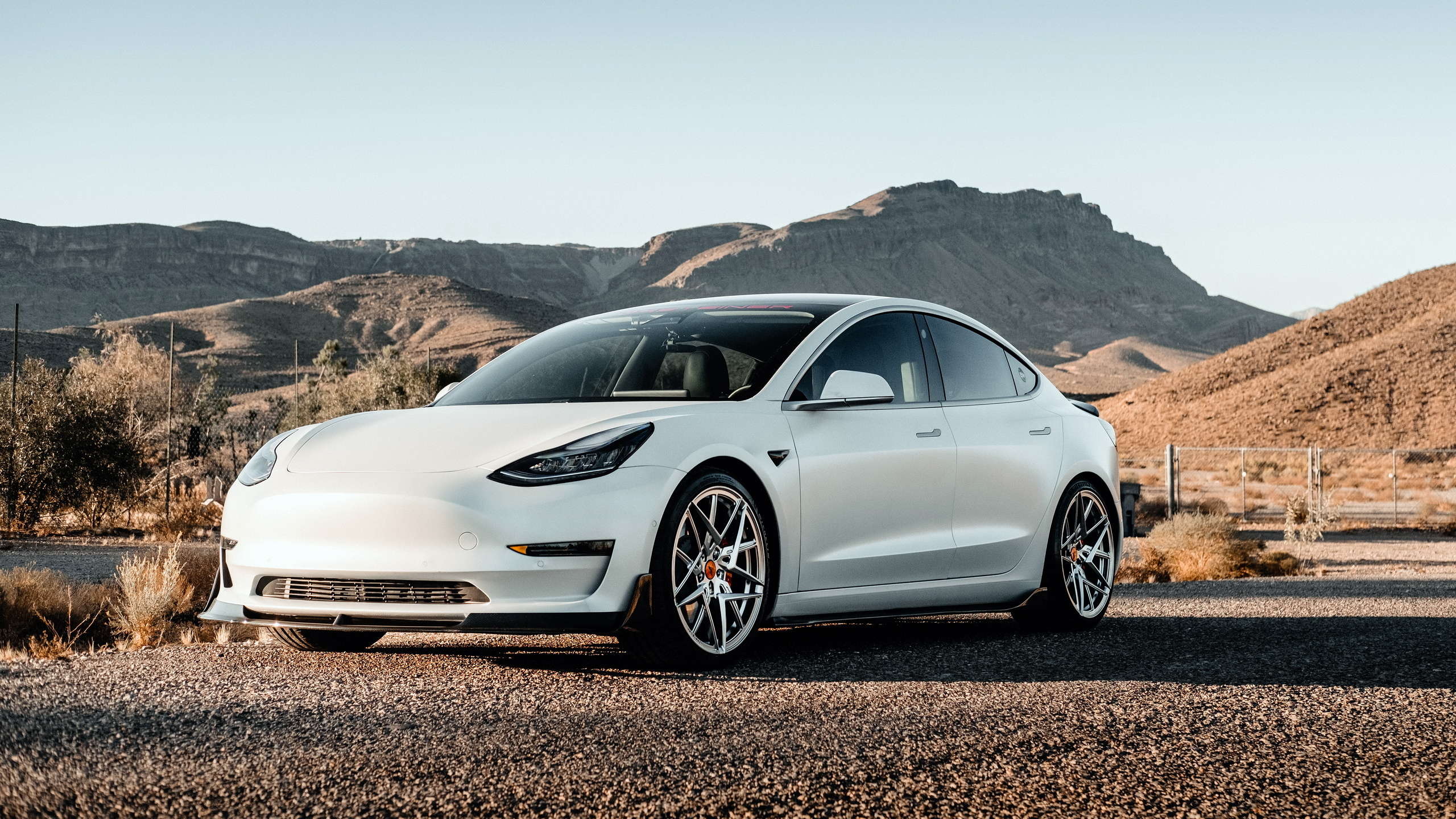 Tesla Model 3, Futuristic design, Volta edition, High-definition experience, 2560x1440 HD Desktop