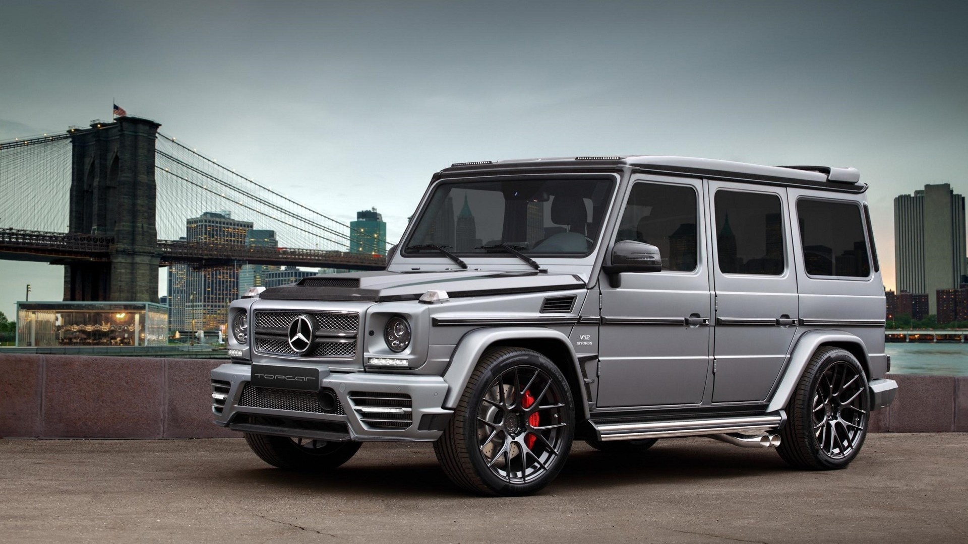 Mercedes-Benz G-Class, Accented wheel, Luxurious SUV, 1920x1080 Full HD Desktop