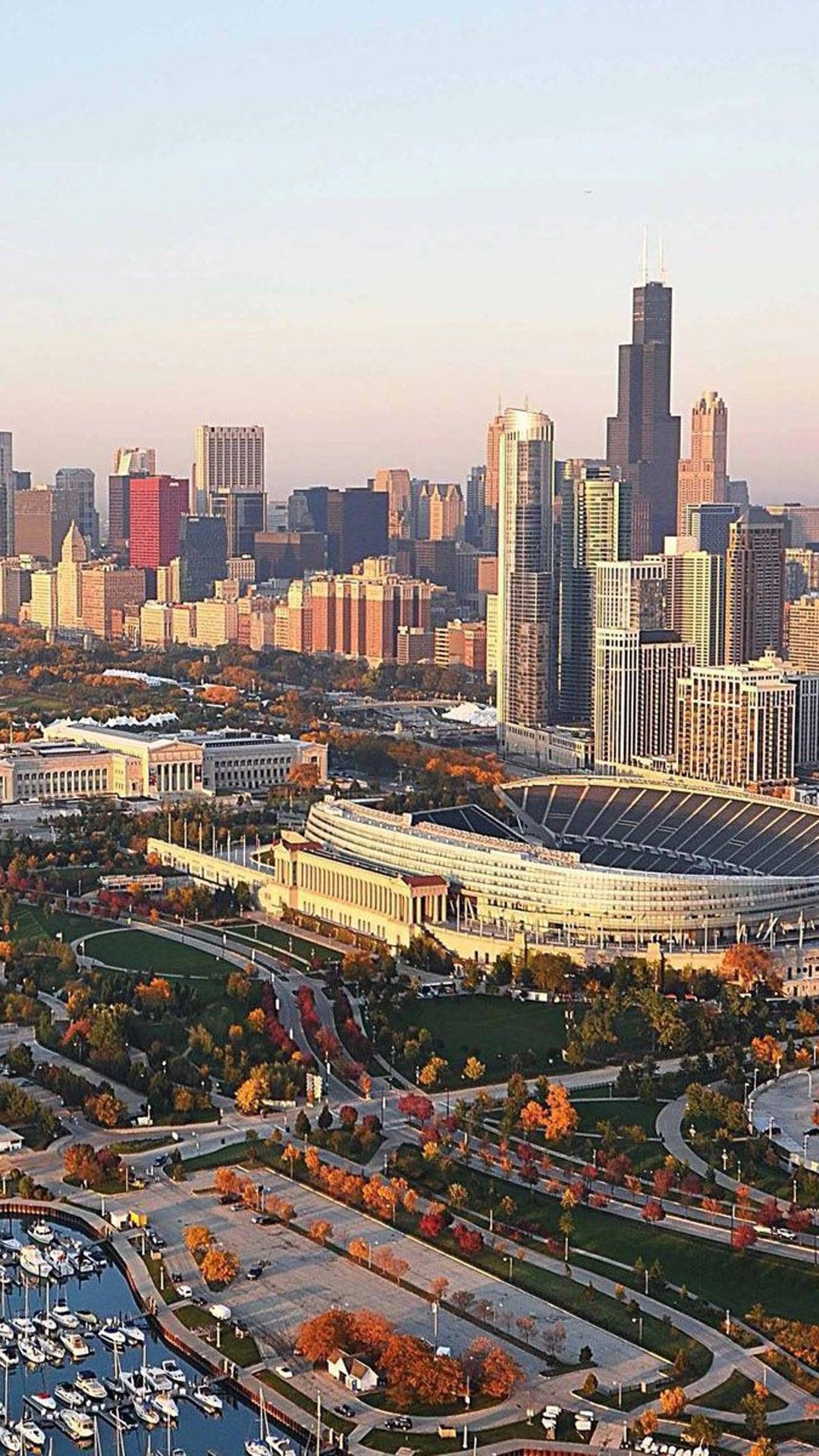 Soldier Field, Chicago Wallpaper, 1080x1920 Full HD Phone