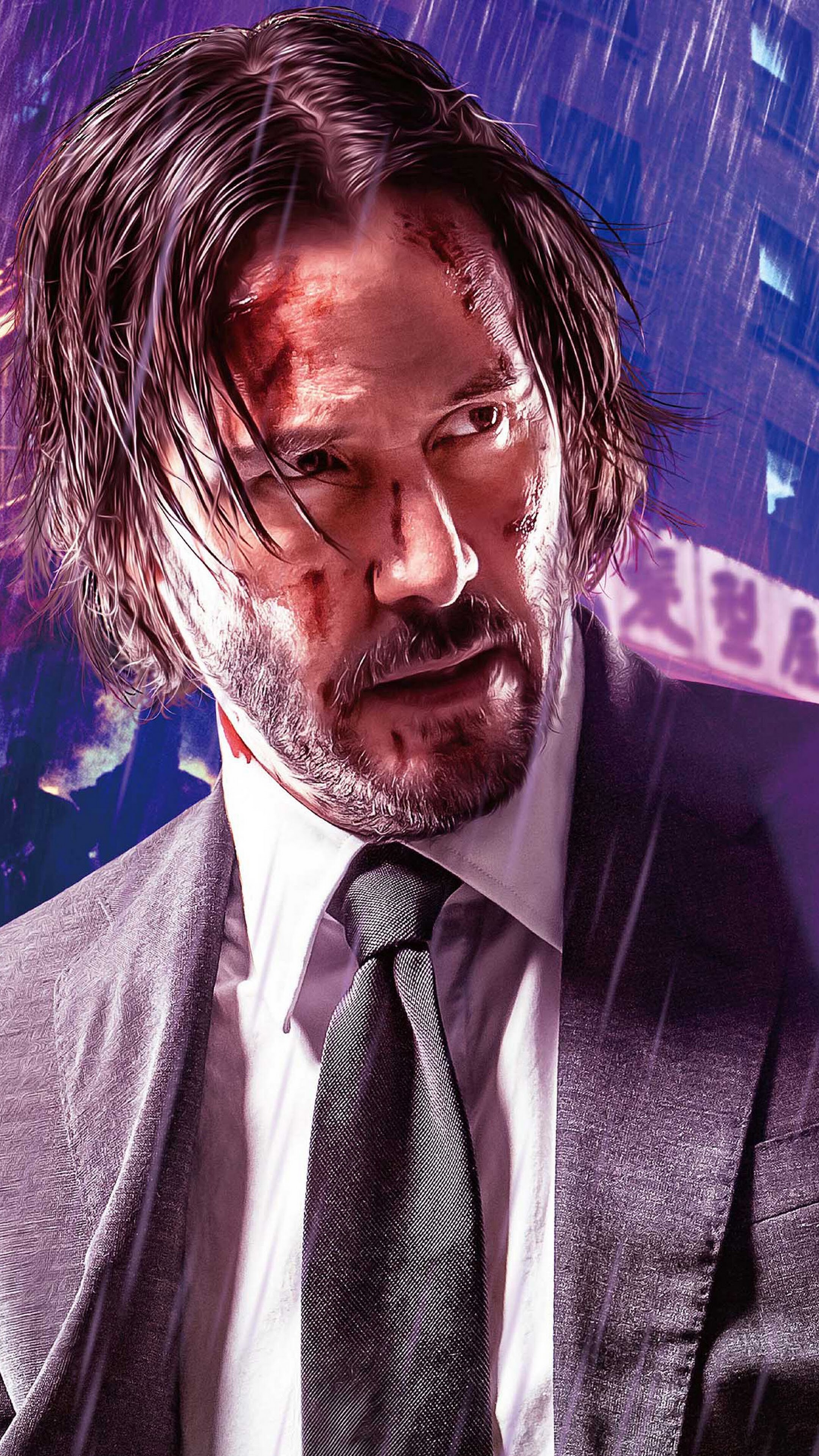 Keanu Reeves, Hollywood actor, John Wick 3, 4K PC wallpaper, 2160x3840 4K Phone