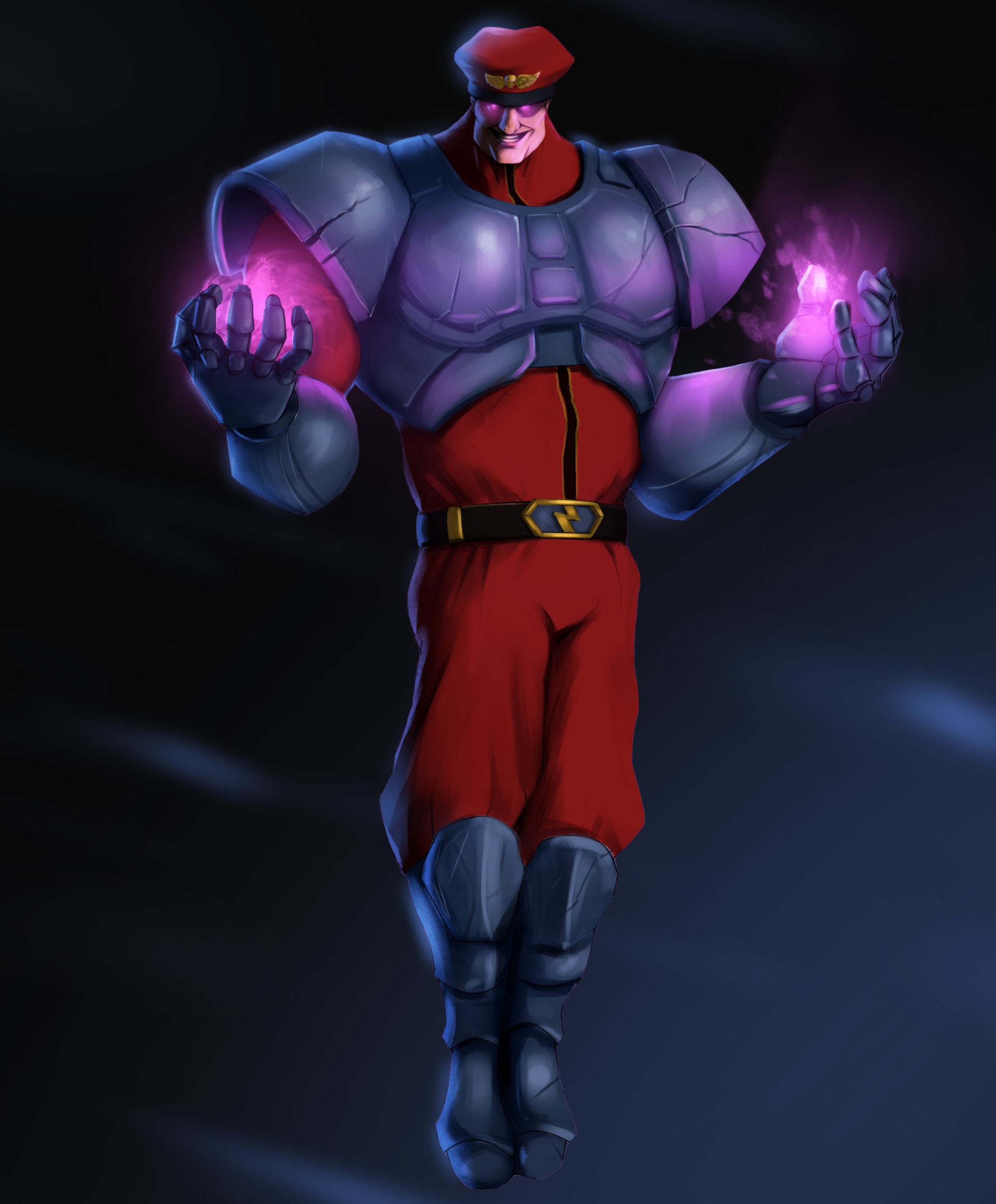 M. Bison, Artstation, Evil warrior, Street Fighter, 1920x2320 HD Phone