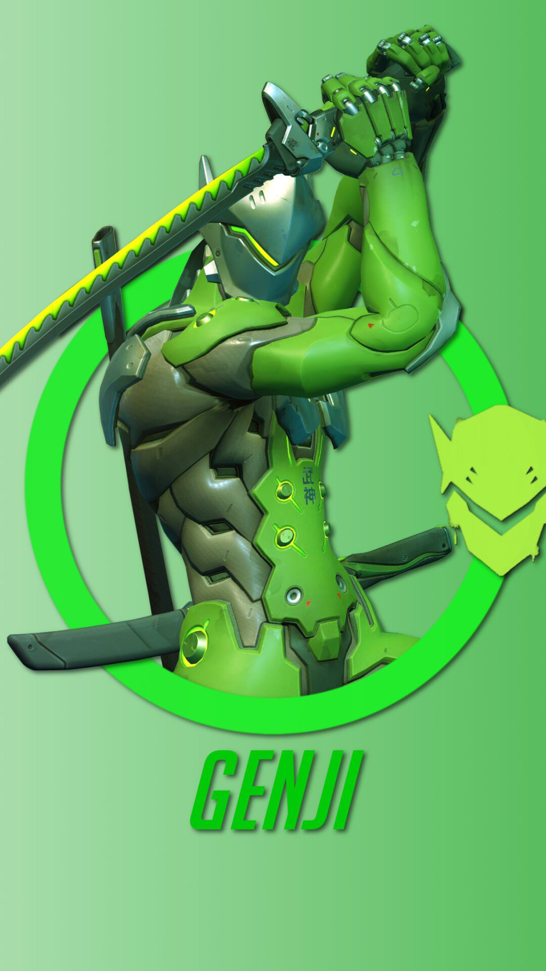 Genji's quest, Virtual battles, Cybernetic enhancements, Honing skills, 1080x1920 Full HD Phone