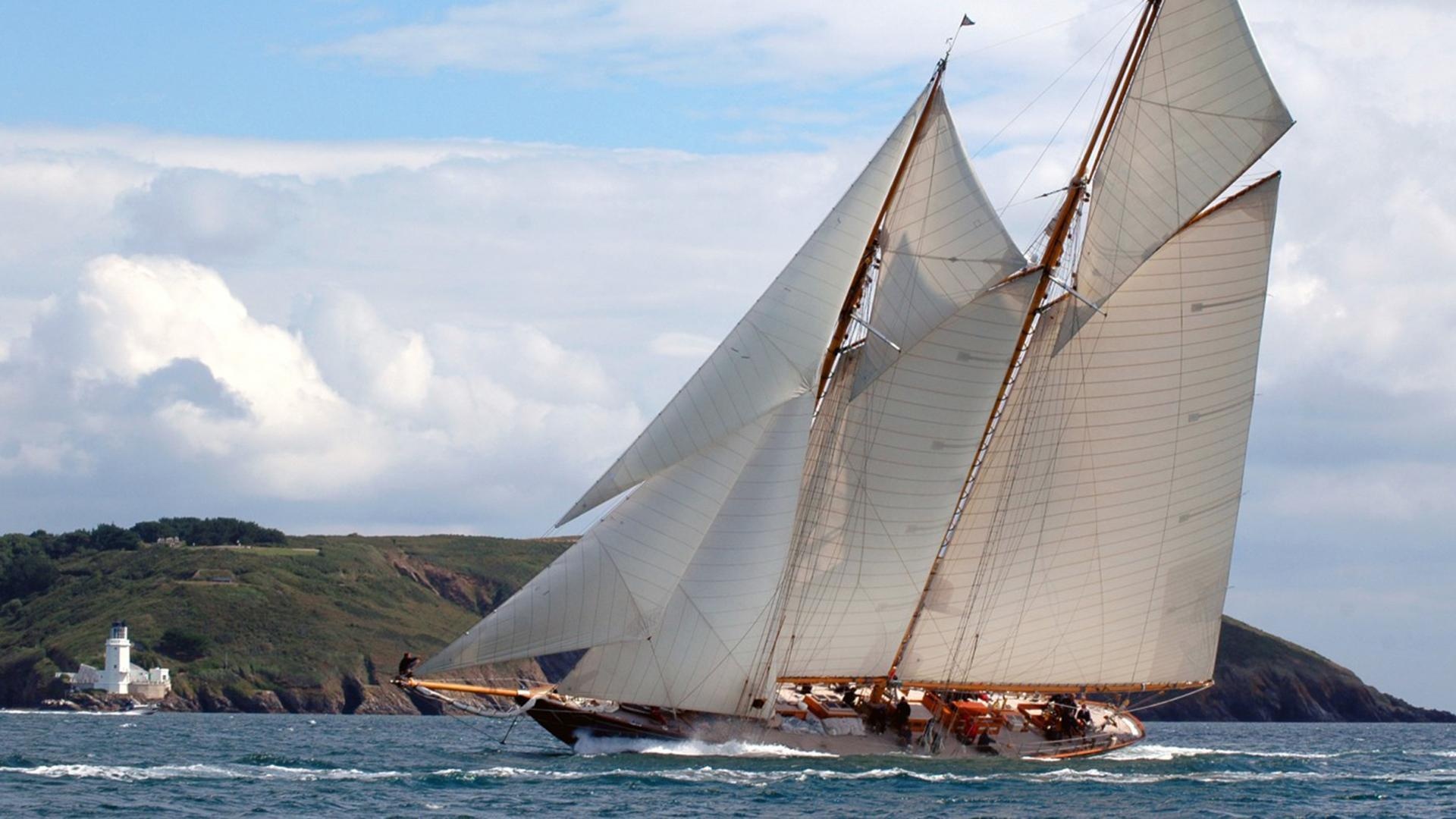 Schooner, International schooner association, Owners, Establish, 1920x1080 Full HD Desktop