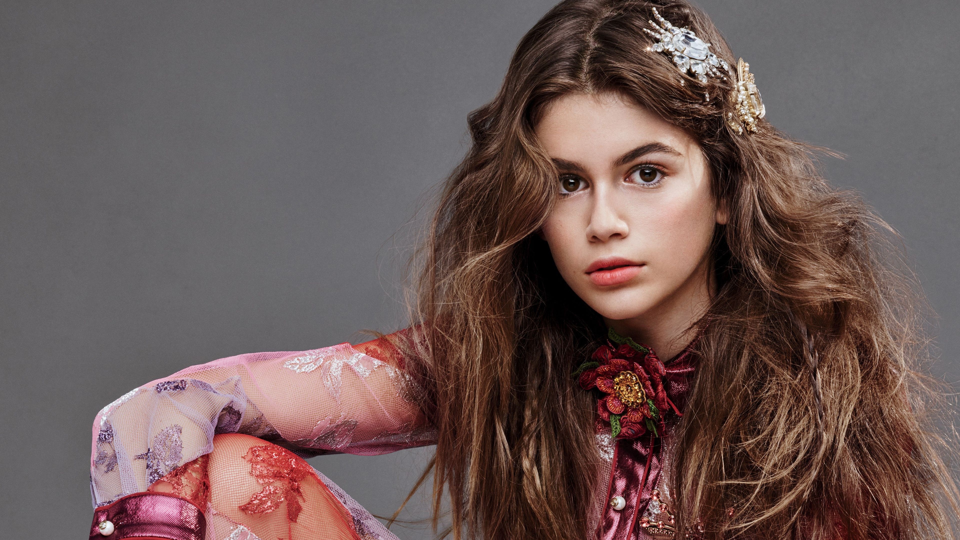 Kaia Gerber, Celeb wallpapers, 4K resolution, Fashion icon, 3840x2160 4K Desktop