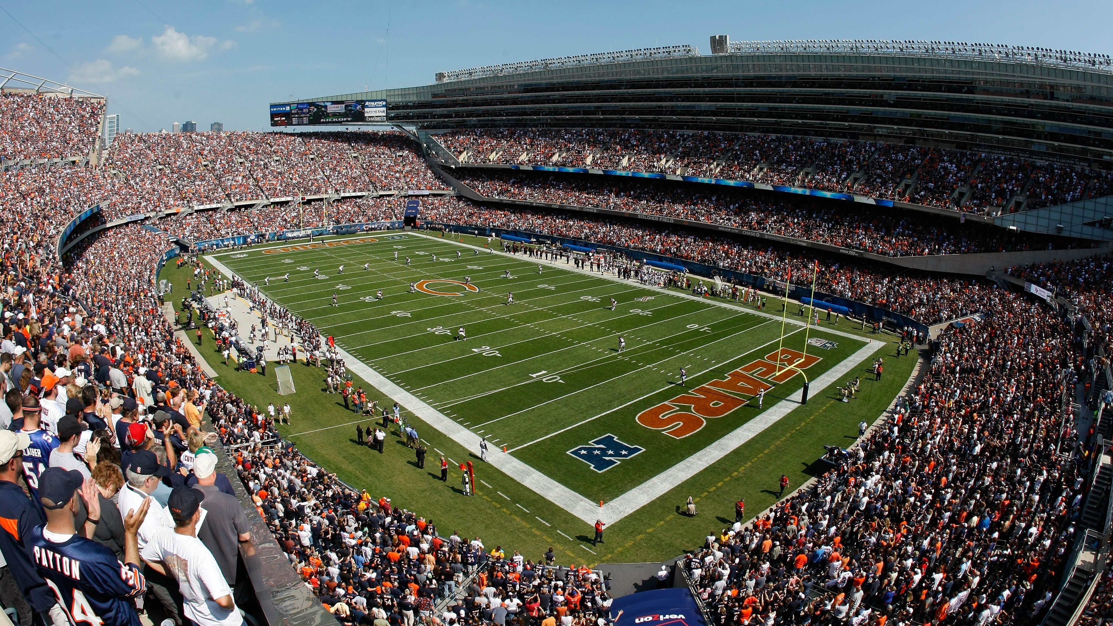 Soldier Field, Chicago Bears Wallpaper, 3840x2160 4K Desktop