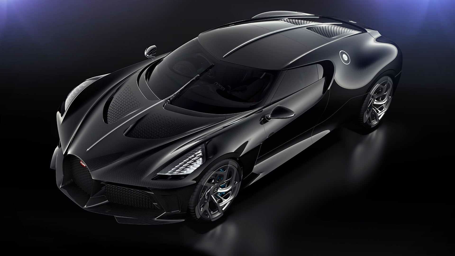 Bugatti La Voiture Noire, Stunning black masterpiece, Automotive perfection, Timeless elegance, 1920x1080 Full HD Desktop