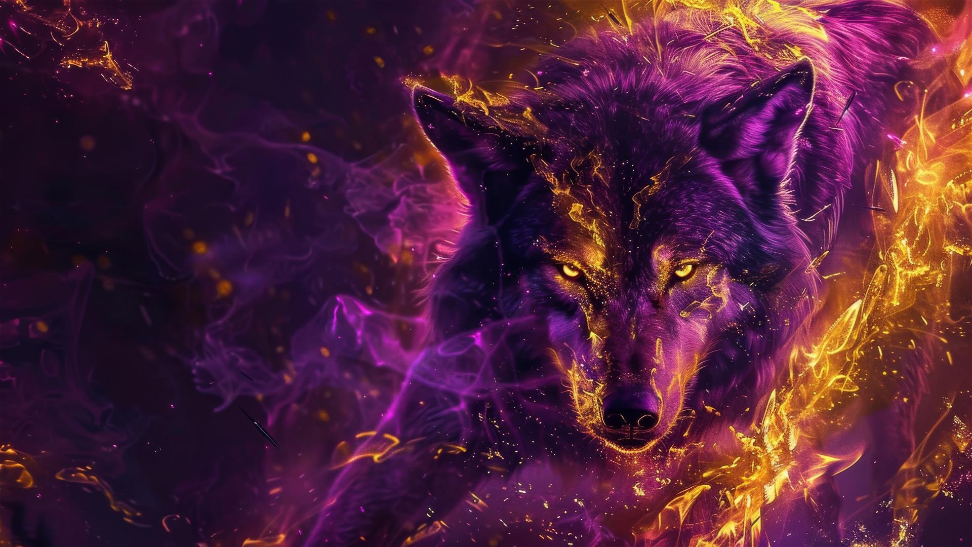 Wolf, Dark Action Wallpaper, 1920x1080 Full HD Desktop