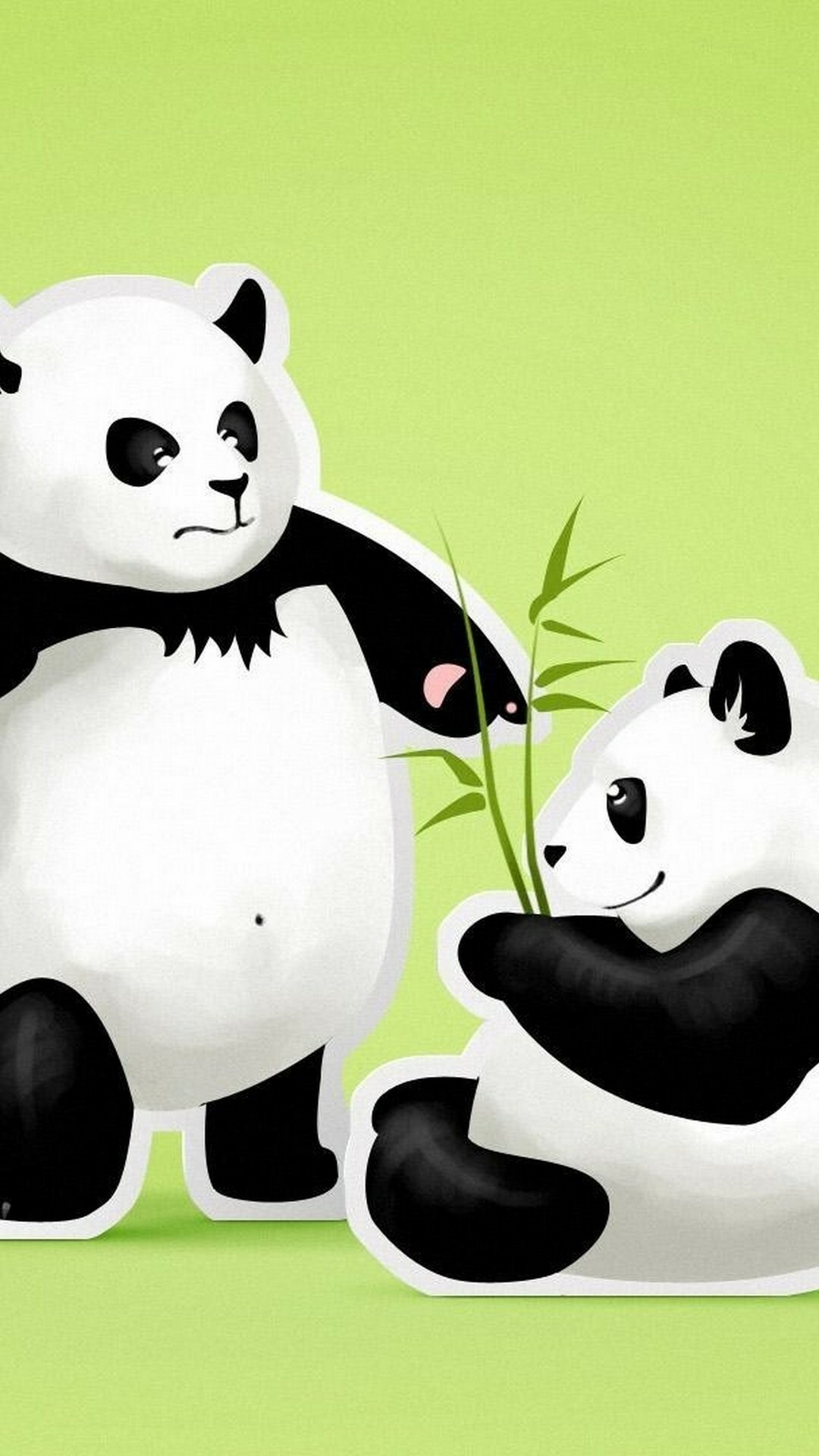 Android panda wallpaper, High-quality images, Mobile background, Unique design, 1080x1920 Full HD Phone