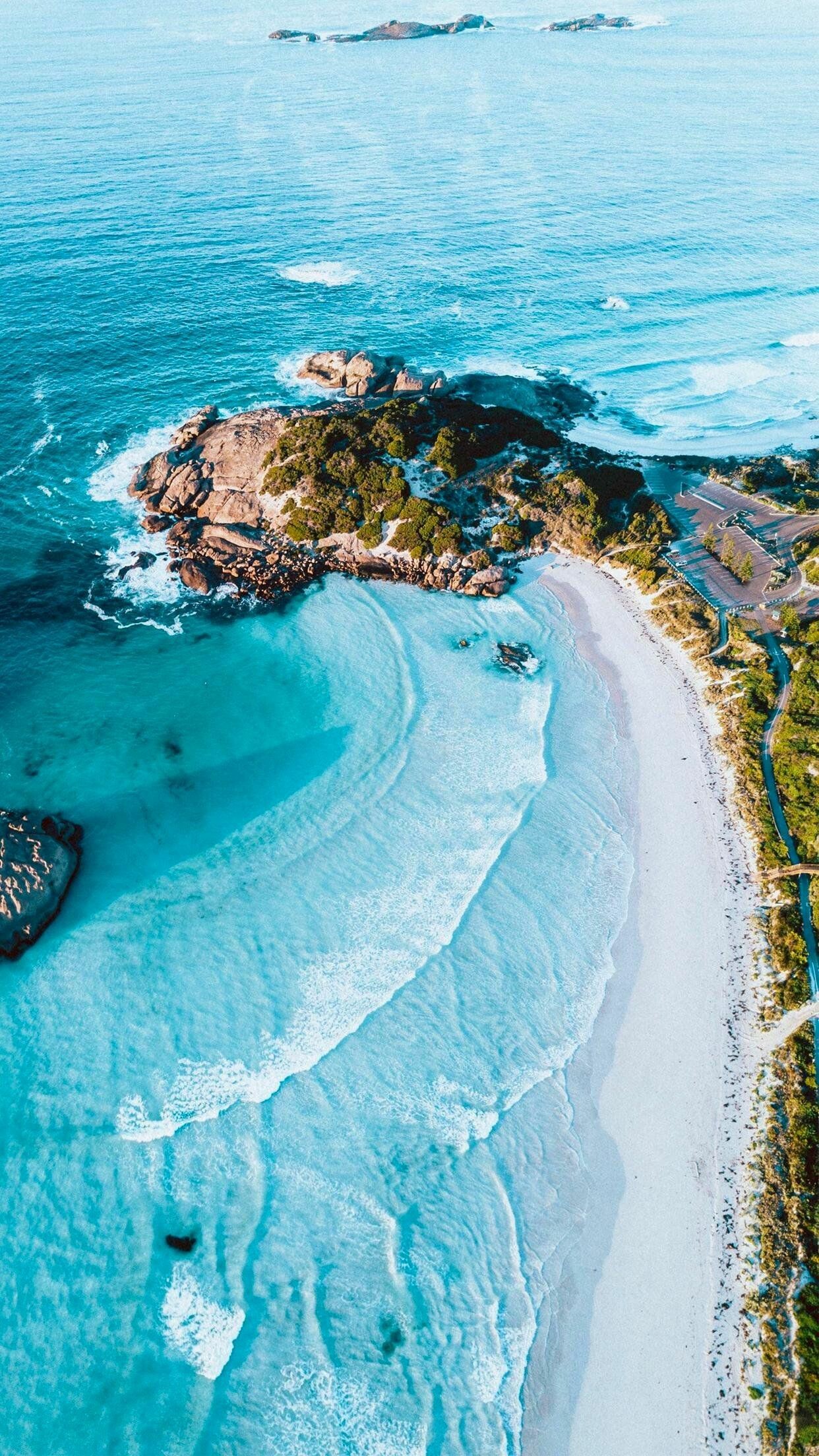 Twilight Beach, Australia Wallpaper, 1250x2210 HD Phone