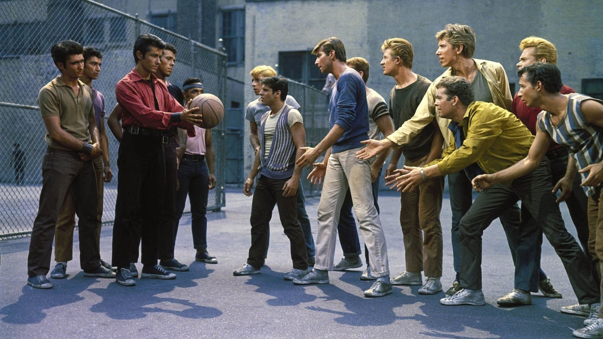 West Side Story, Captivating backdrops, Cinematic beauty, Memorable moments, 1920x1080 Full HD Desktop