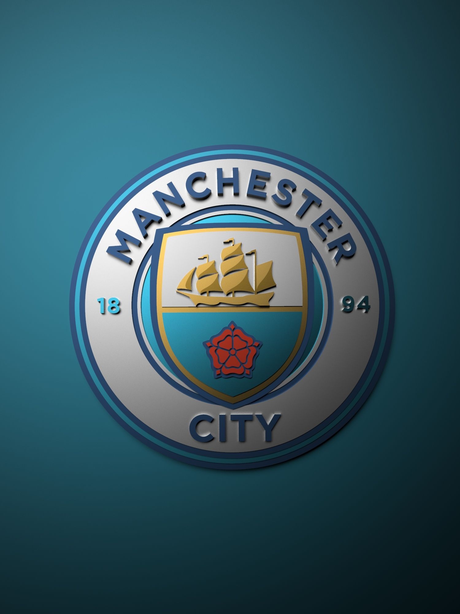 Manchester City FC, Football club poster, Tenorarts painting, MCFC, 1500x2000 HD Phone