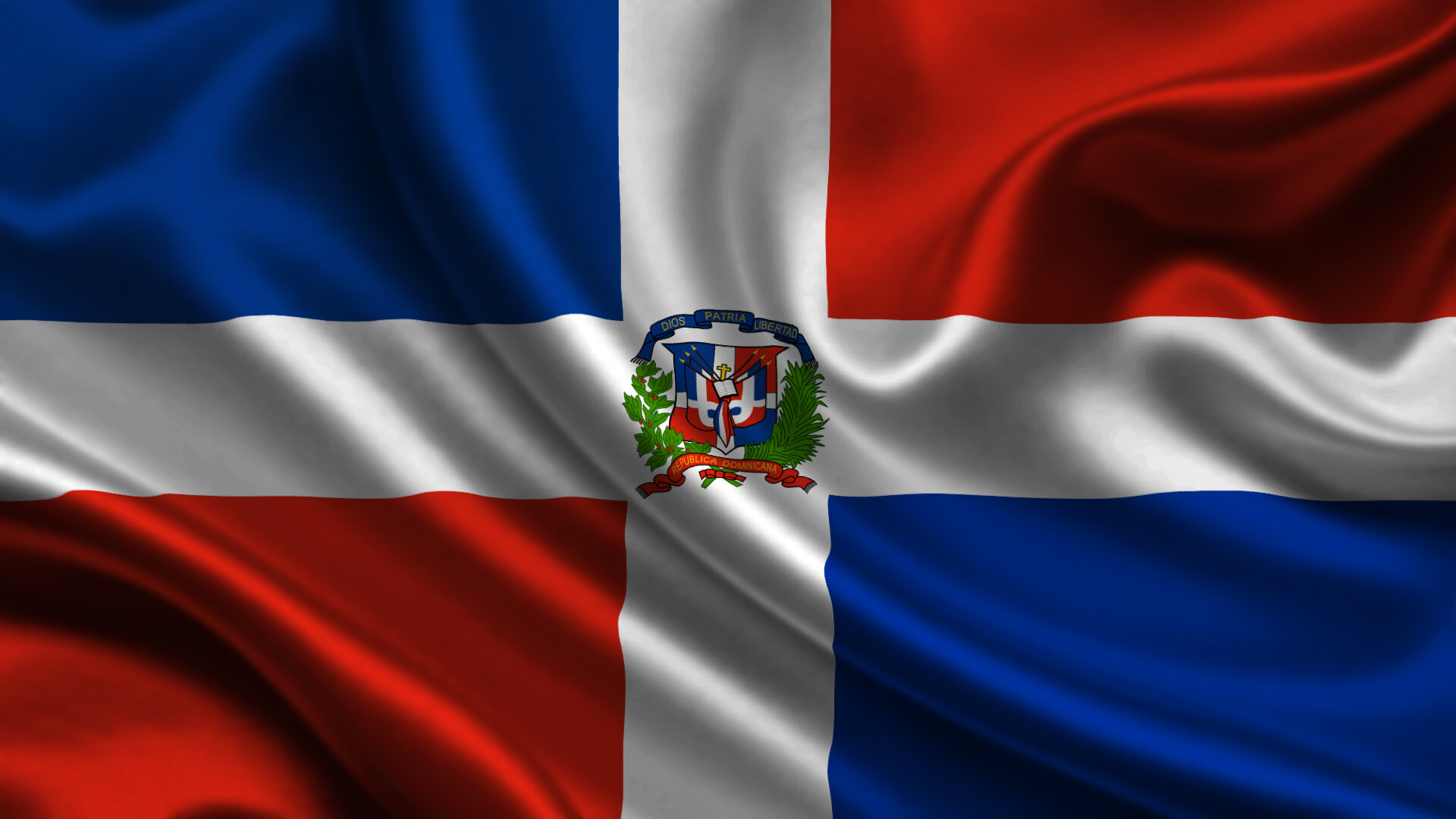 Flag, Dominican Republic Wallpaper, 1920x1080 Full HD Desktop