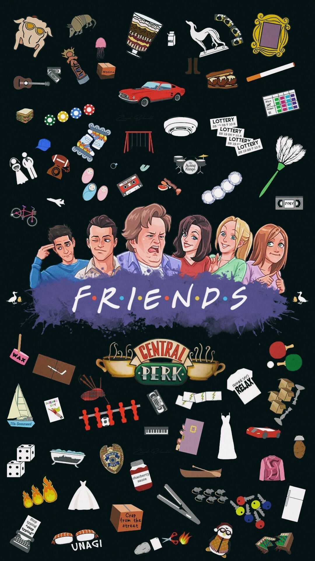 Friends Wallpaper, Friends Collage, 1080x1920 Full HD Phone