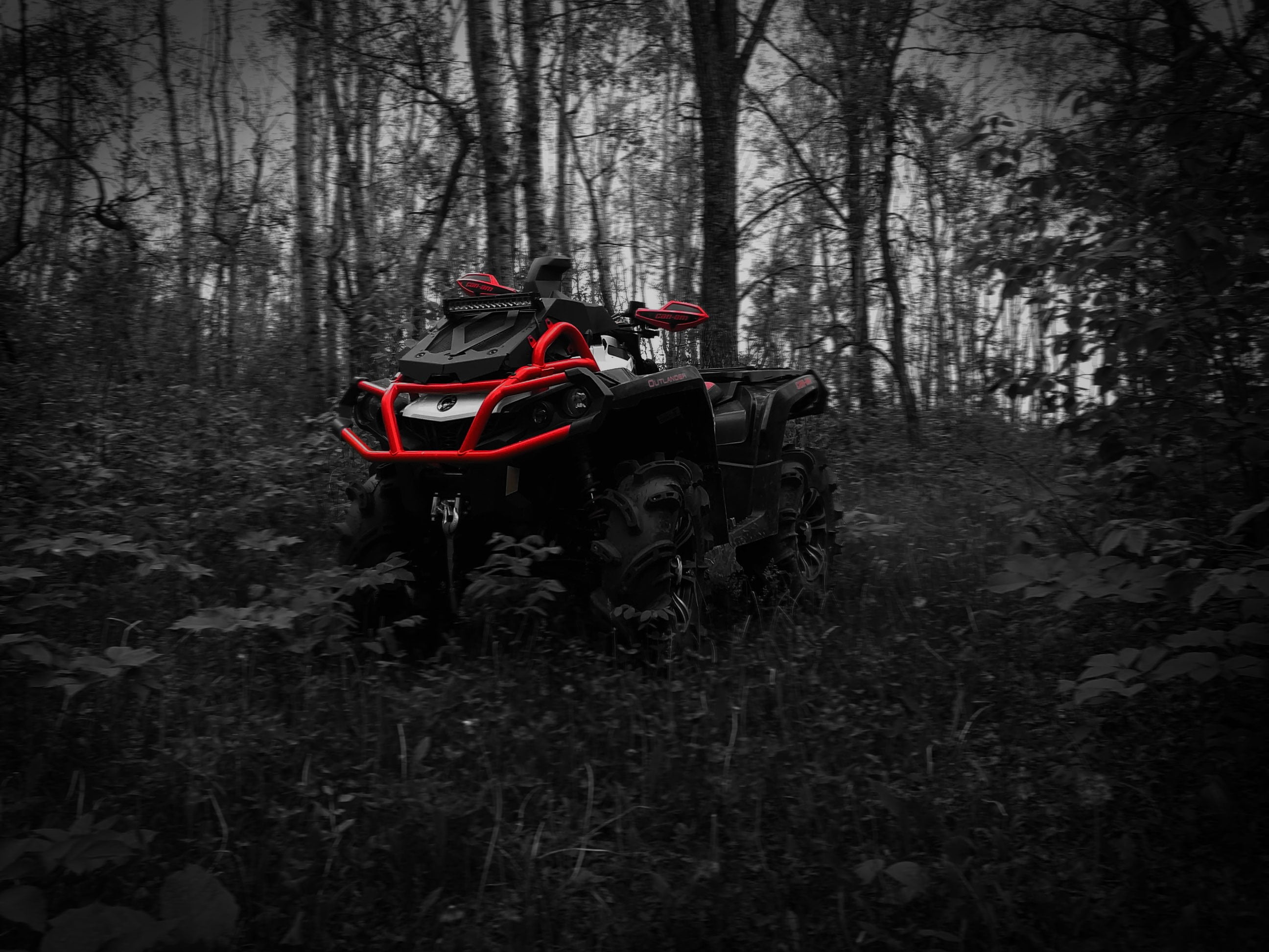 BRP Can-Am Outlander 1000, ATV Wallpaper, 2600x1950 HD Desktop