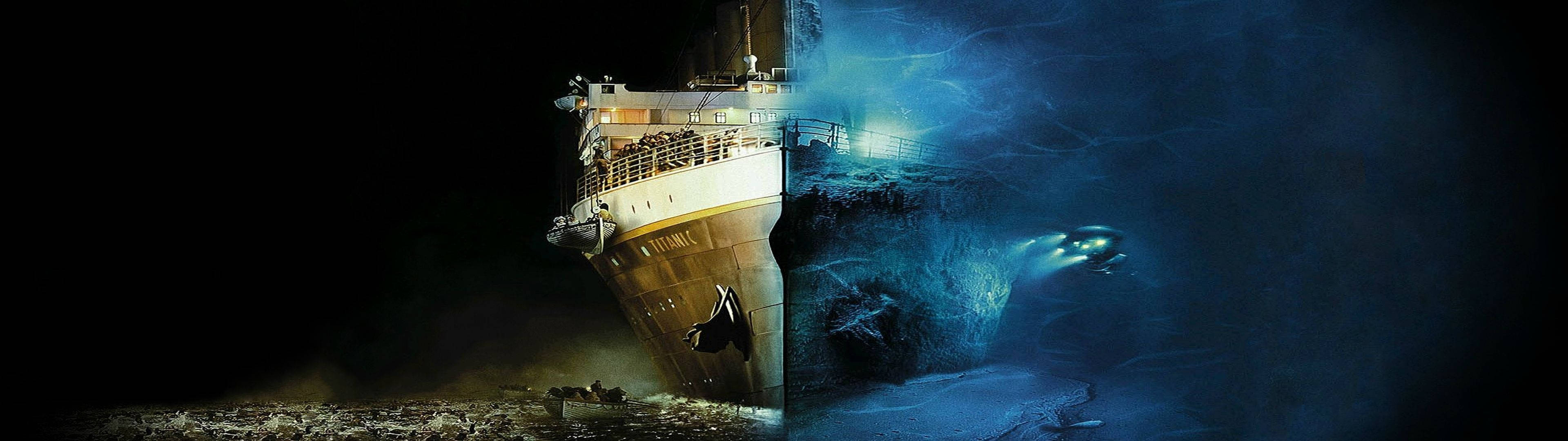 Titanic, Dual Monitor Wallpaper, 3840x1080 Dual Screen Desktop