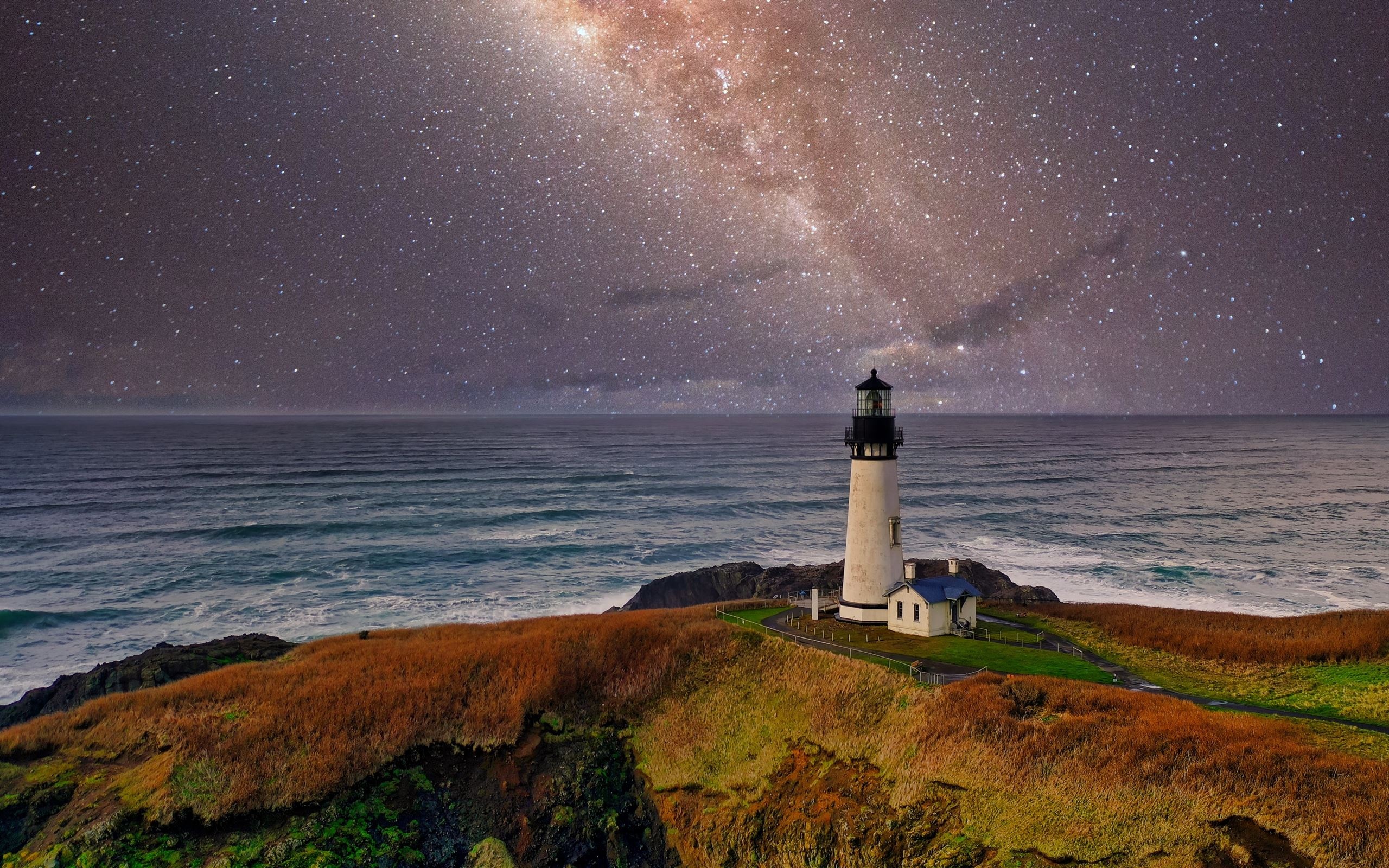 Yaquina Head, Lighthouses Wallpaper, 2560x1600 HD Desktop