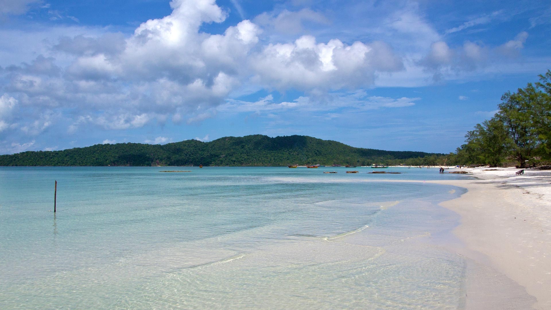 Day trip, Paradise, Koh Rong Samloem, 1920x1080 Full HD Desktop