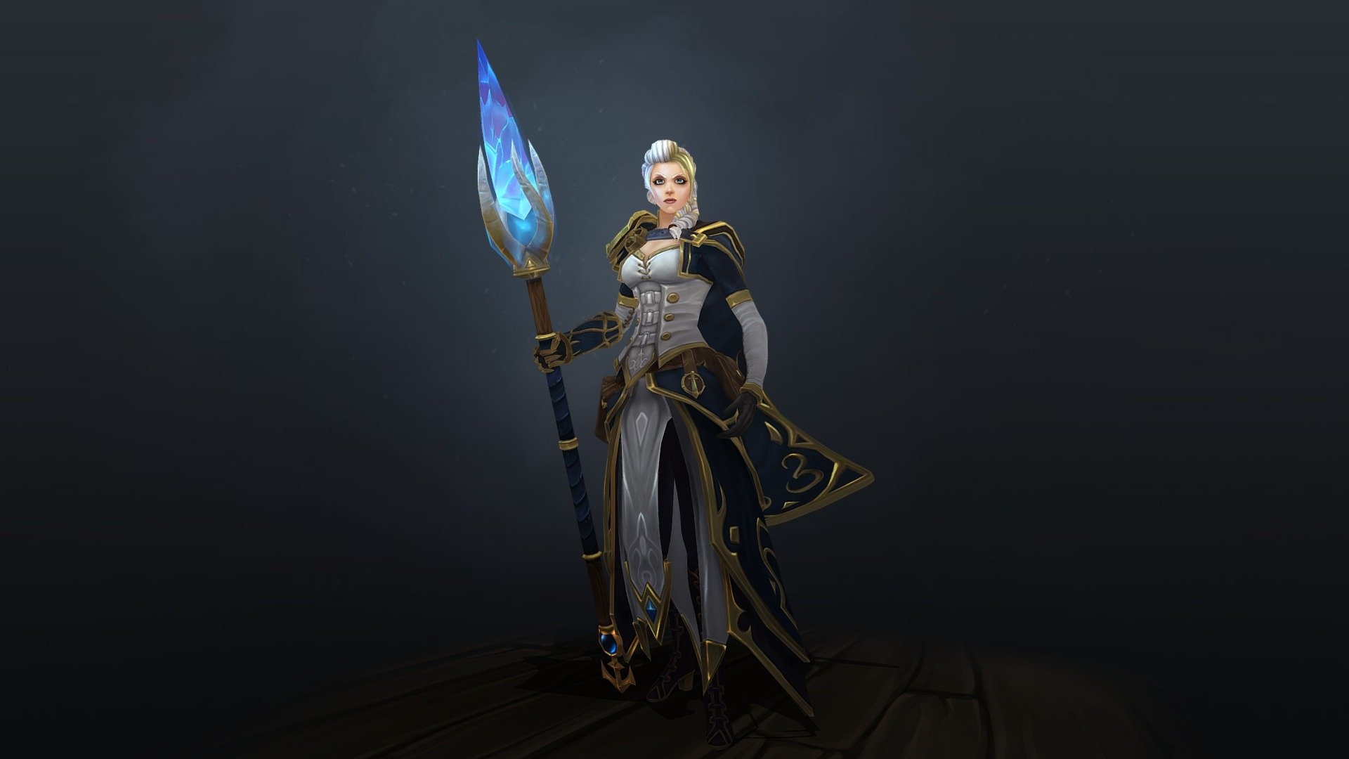 Jaina Proudmoore, 3D model, High-quality rendering, Character design, 1920x1080 Full HD Desktop