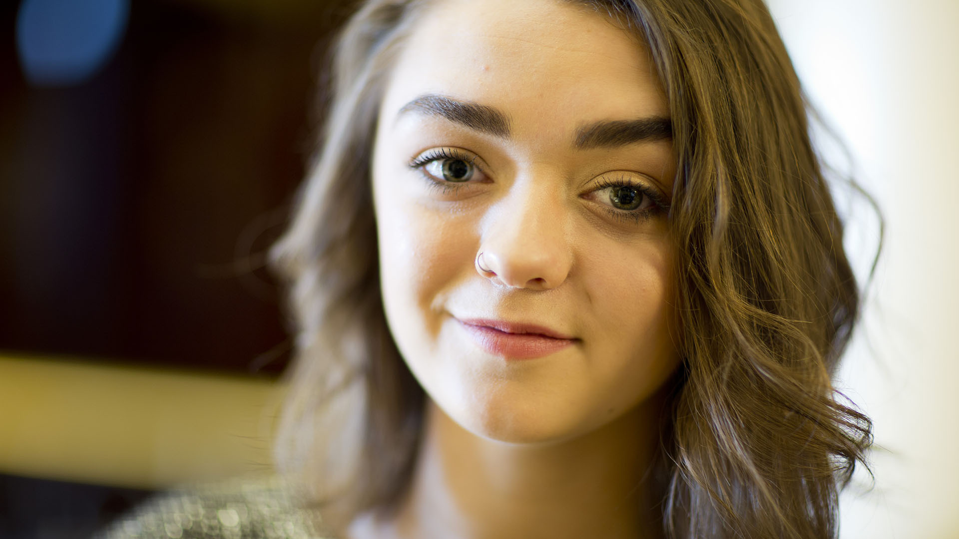 Maisie Williams, Face wallpaper, 52674 px, 1920x1080 Full HD Desktop