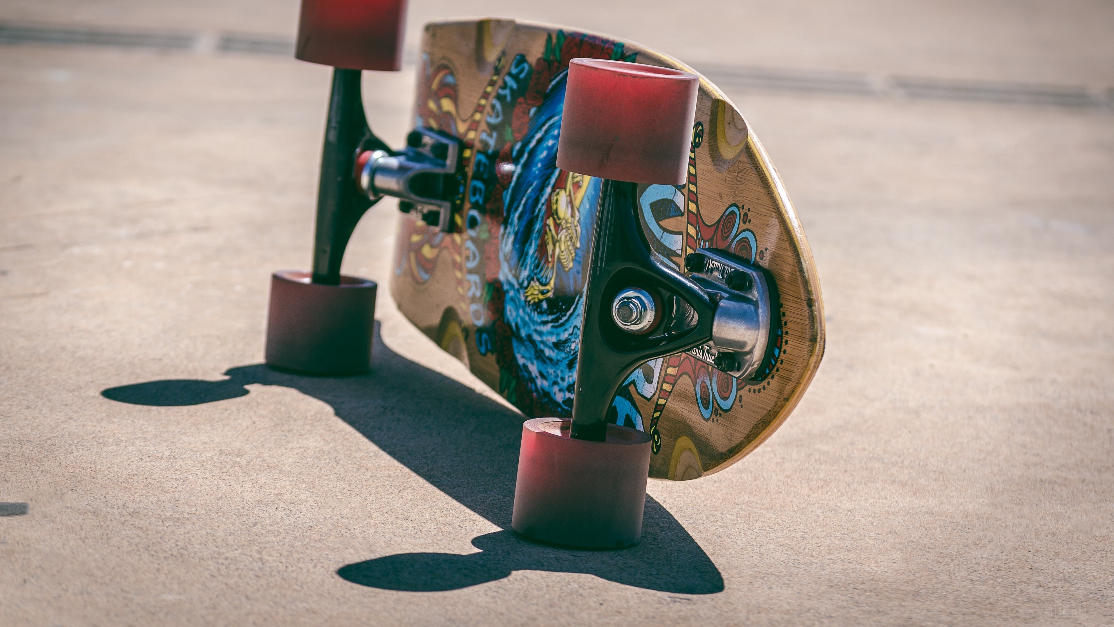 Wheels, Longboard Wallpaper, 3840x2160 4K Desktop