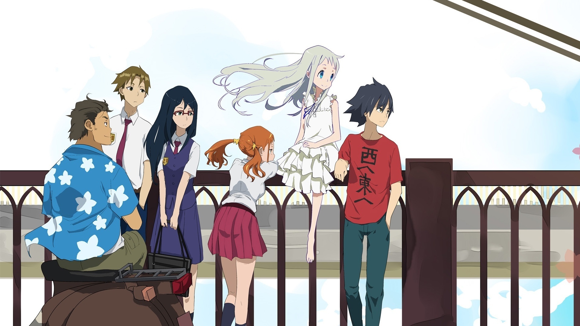 Anohana: The Flower We Saw That Day, Emotional wallpaper, Christopher Walker post, Heartwarming anime, 1920x1080 Full HD Desktop