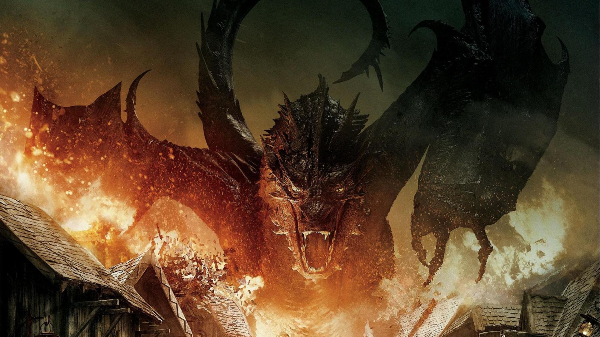 Voice of Benedict Cumberbatch, Smaug Wallpaper, 1920x1080 Full HD Desktop