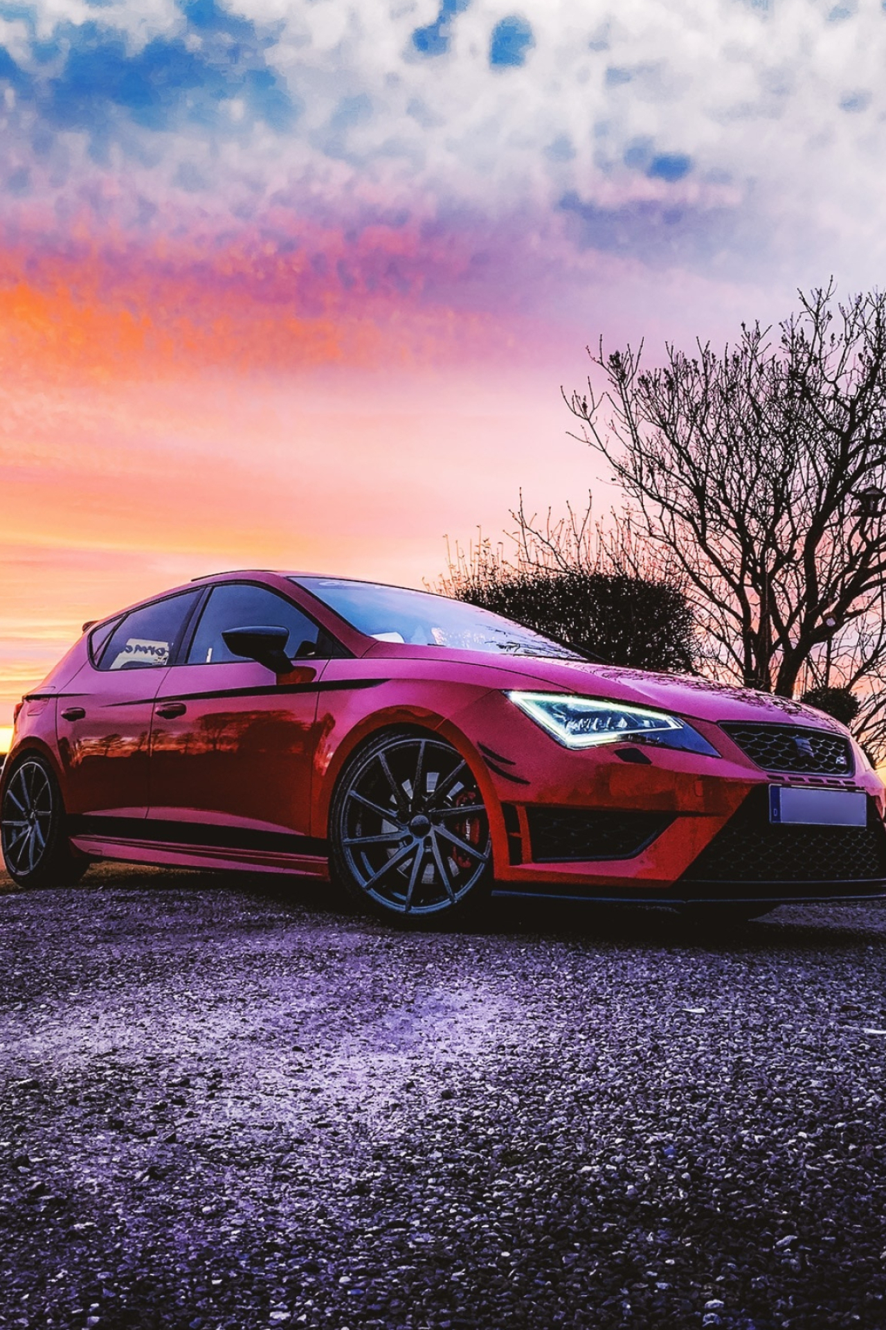 Seat Leon Cupra, Stunning rims, Luxury performance, Approved by Brock, 1280x1920 HD Phone