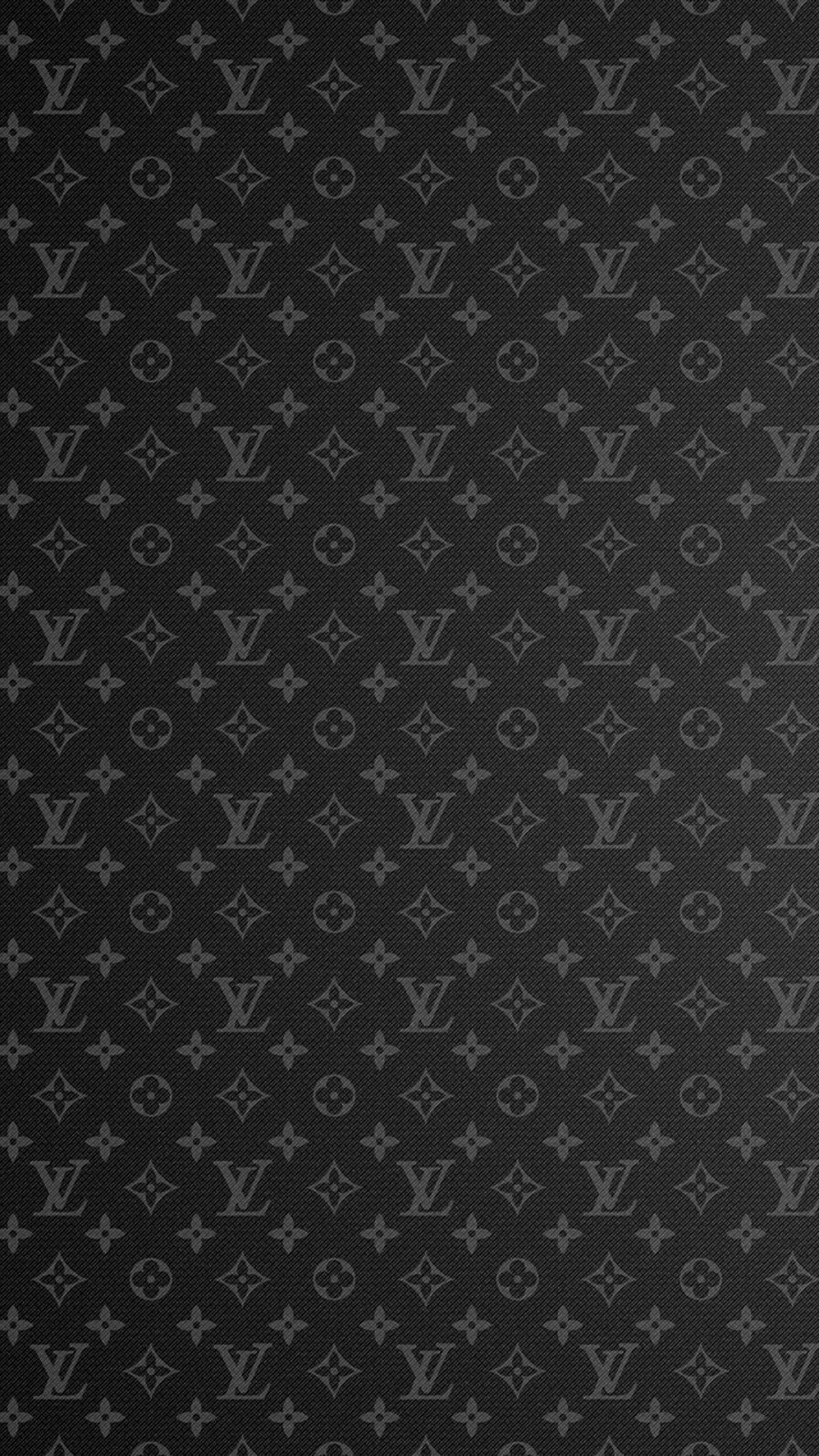 Black Louis Vuitton, Sleek and chic, iPhone wallpapers, Fashionable accessory, 1440x2560 HD Phone