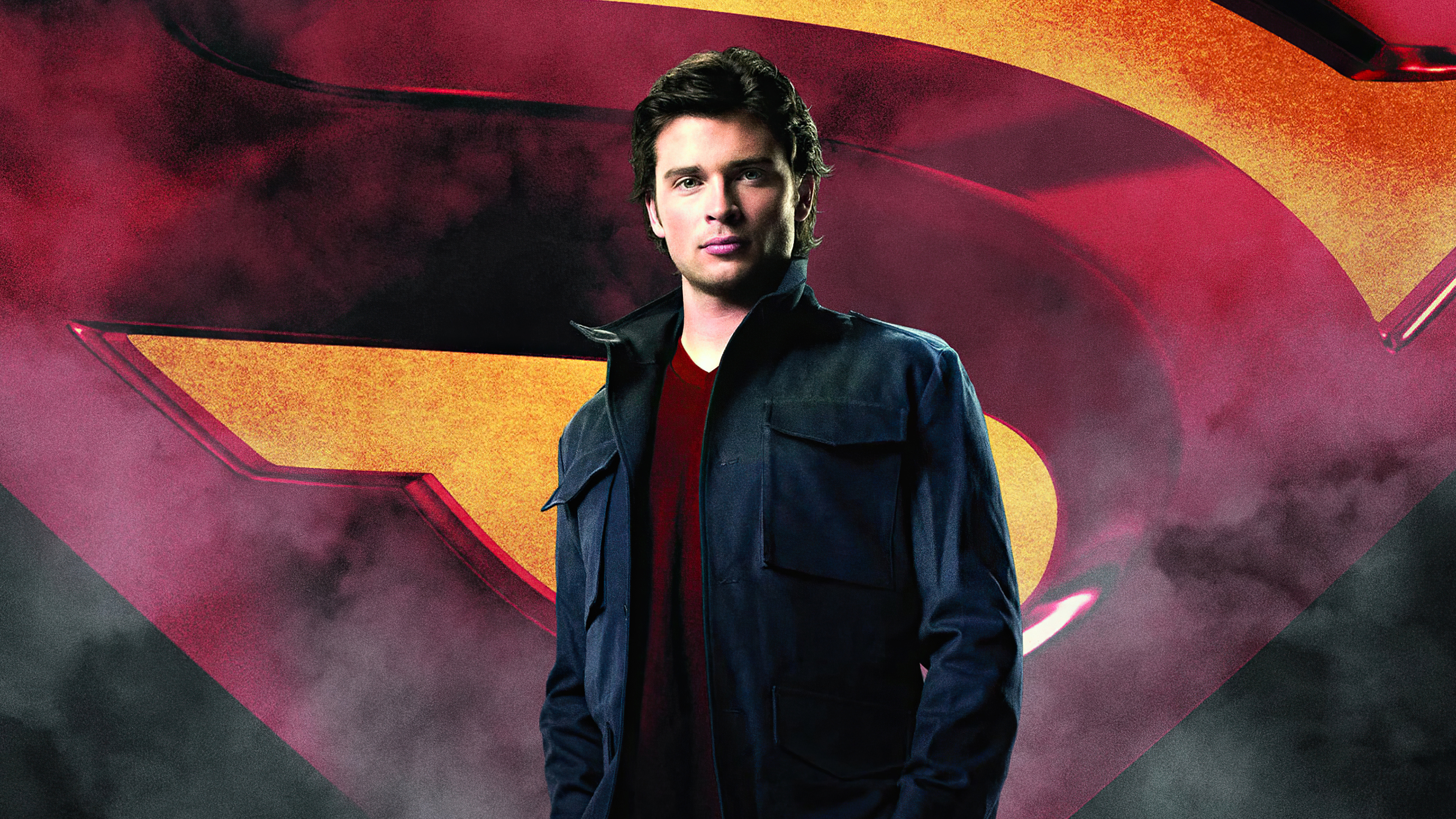 Smallville TV series, 4K ultra HD wallpaper, Iconic background, Superhero show, 3840x2160 4K Desktop